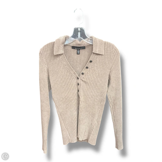 Top Long Sleeve By White House Black Market In Beige, Size: S