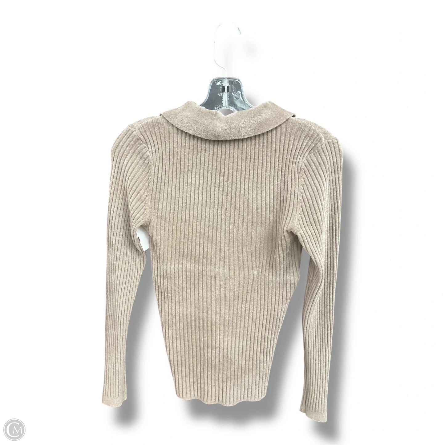 Top Long Sleeve By White House Black Market In Beige, Size: S