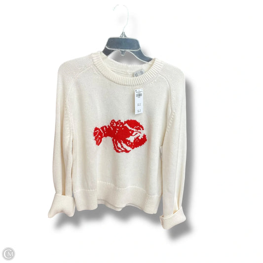 Sweater By Abercrombie And Fitch In Cream, Size: Xs