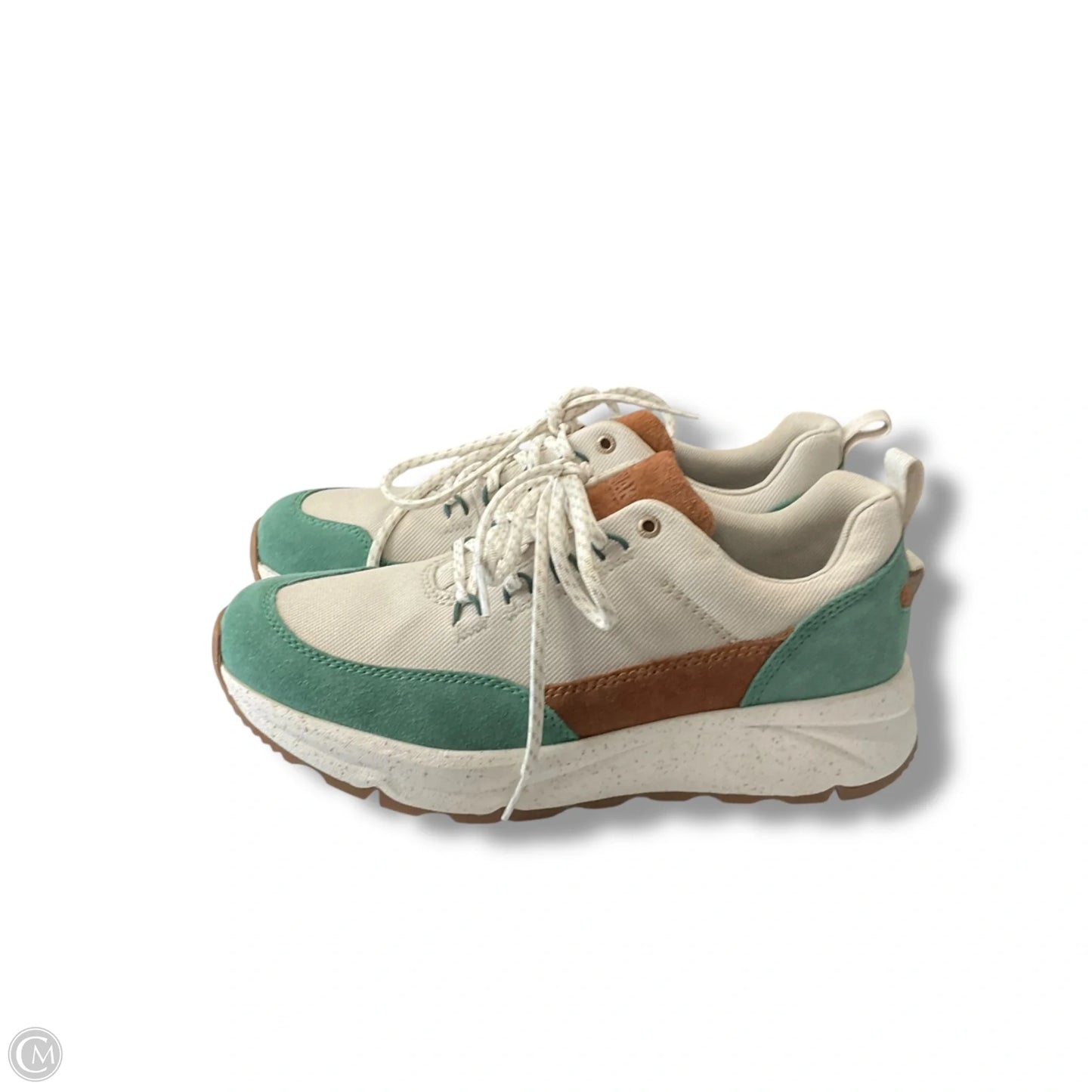 Shoes Hiking By Kodiak In Brown & Green, Size: 10