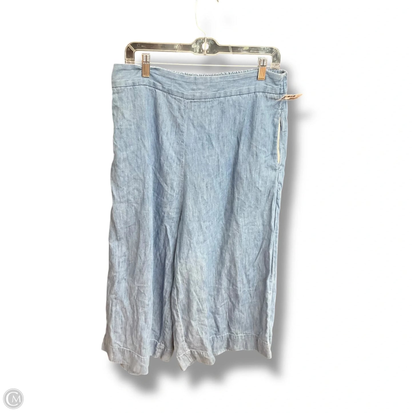 Pants Cropped By Madewell In Blue, Size: 16