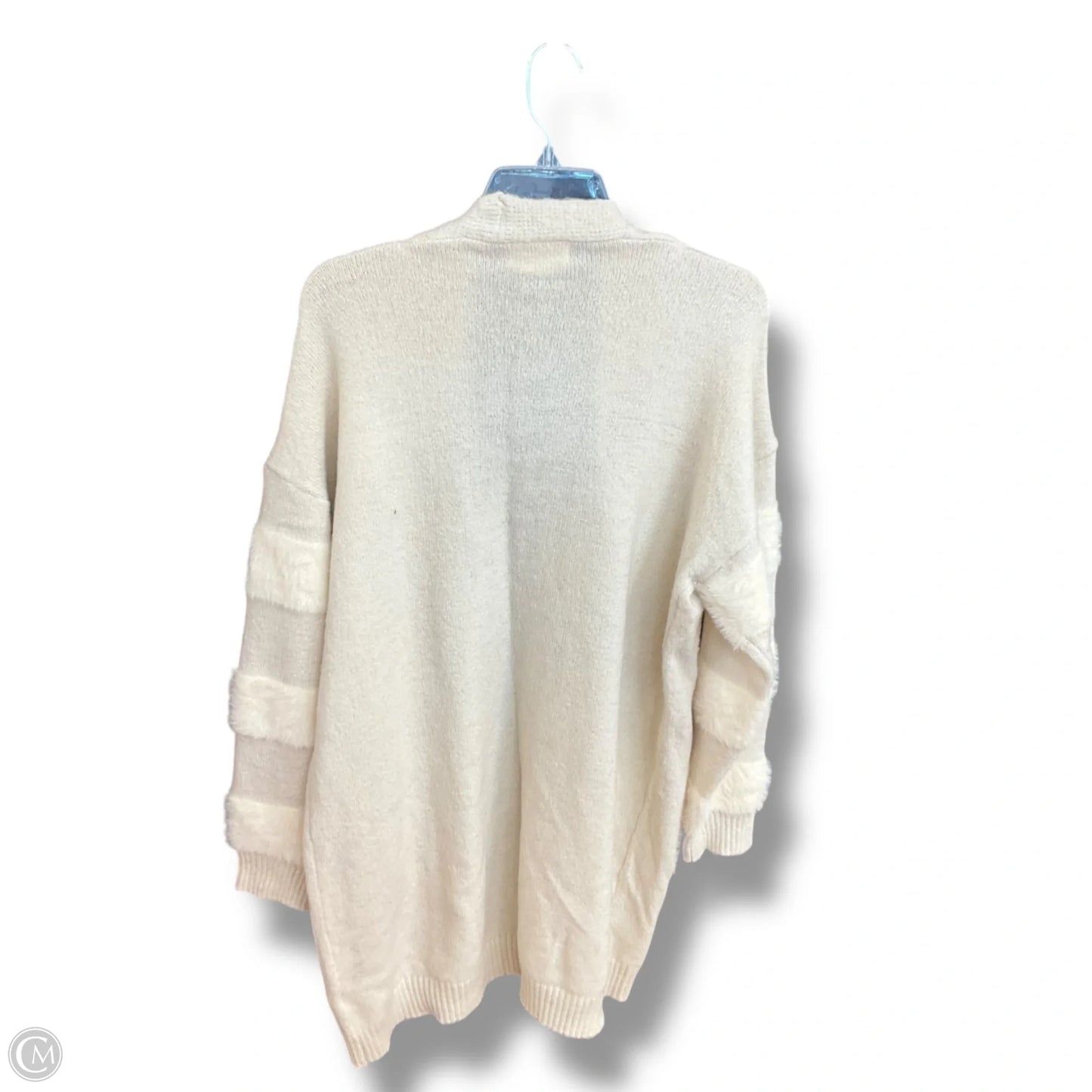 Sweater Cardigan By Anthropologie In Cream, Size: Xl