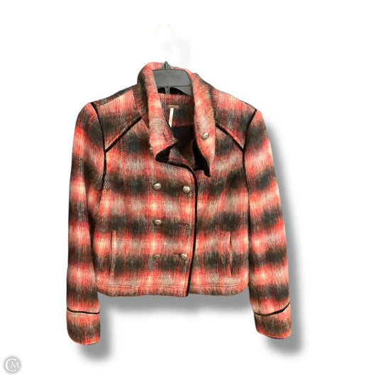 Jacket Other By Free People In Black & Red, Size: M
