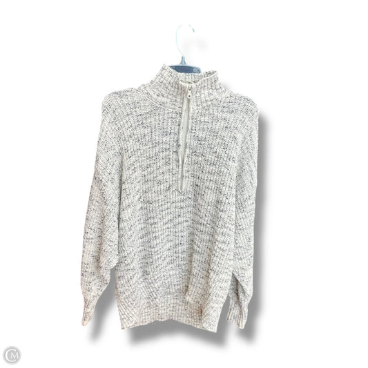 Sweater By Aerie In Black & Cream, Size: L