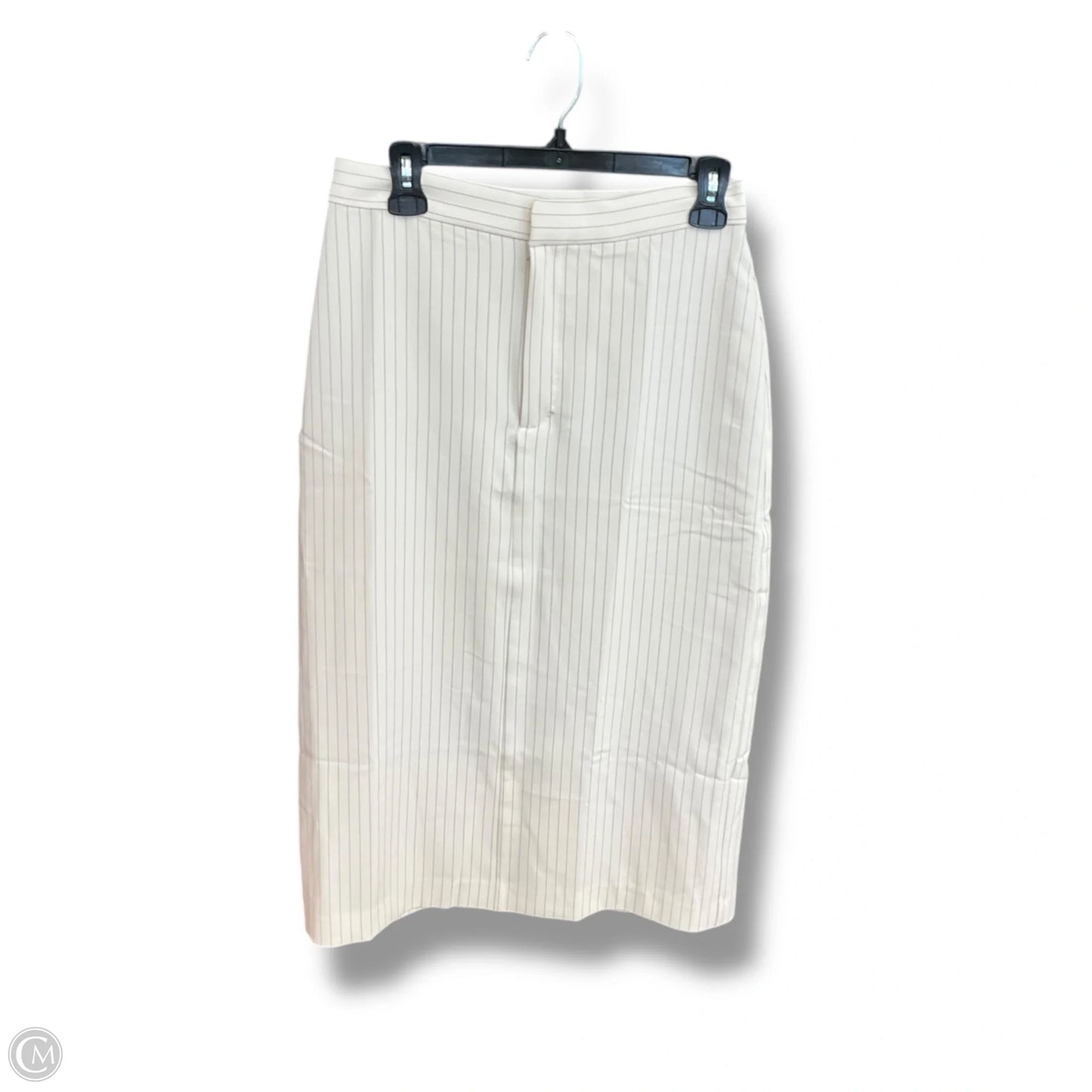 Skirt Midi By Banana Republic In Cream, Size: 4