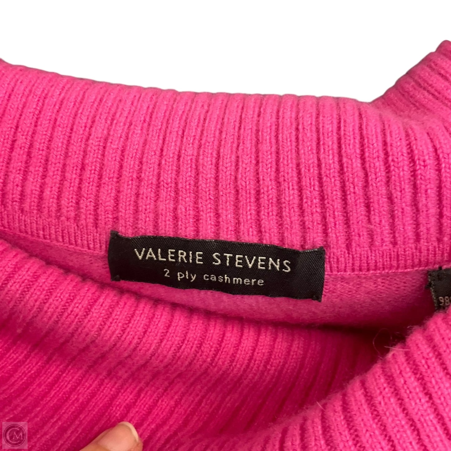 Sweater Cashmere By Valerie Stevens In Pink, Size: M