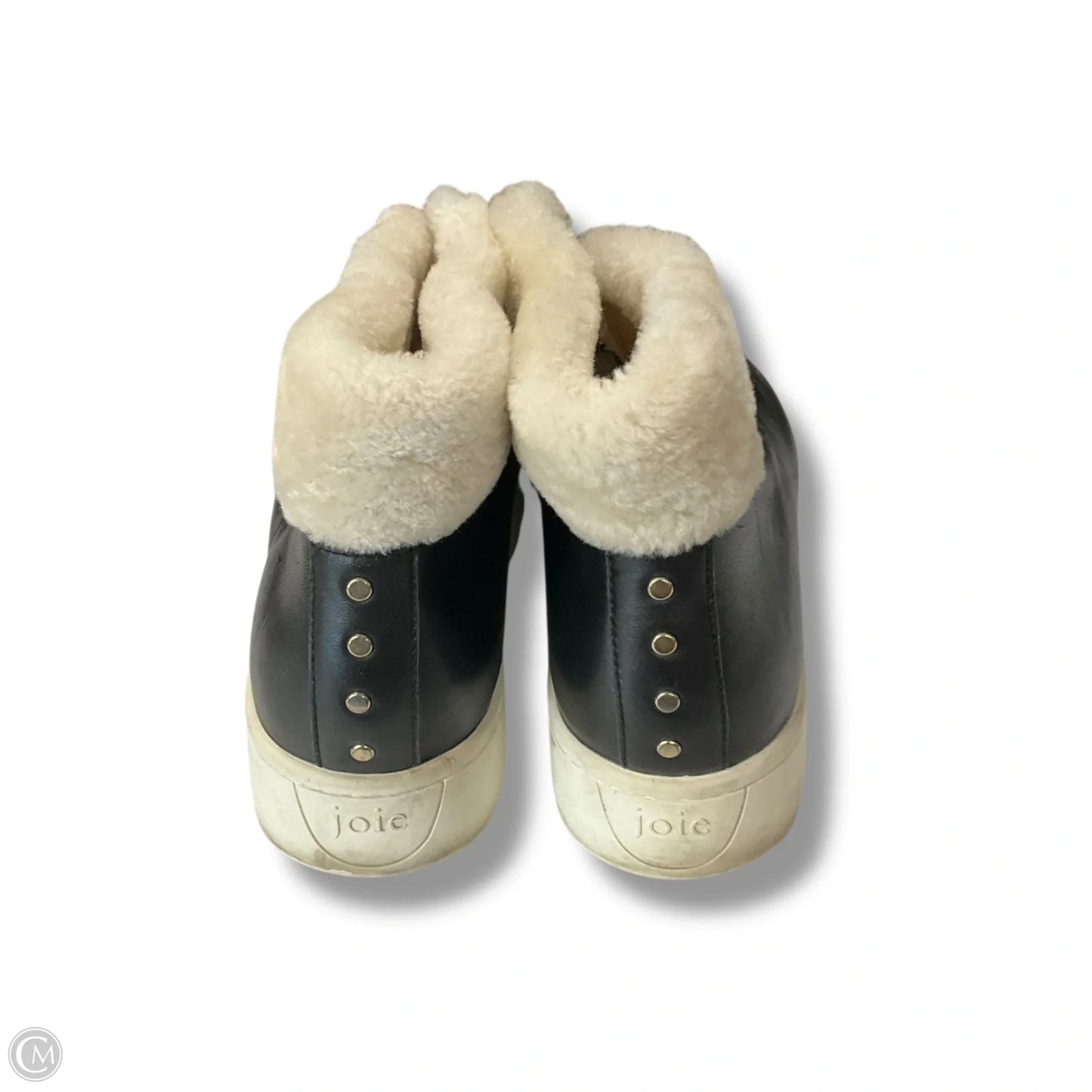 Shoes Sneakers Platform By Joie In Black & Cream, Size: 8