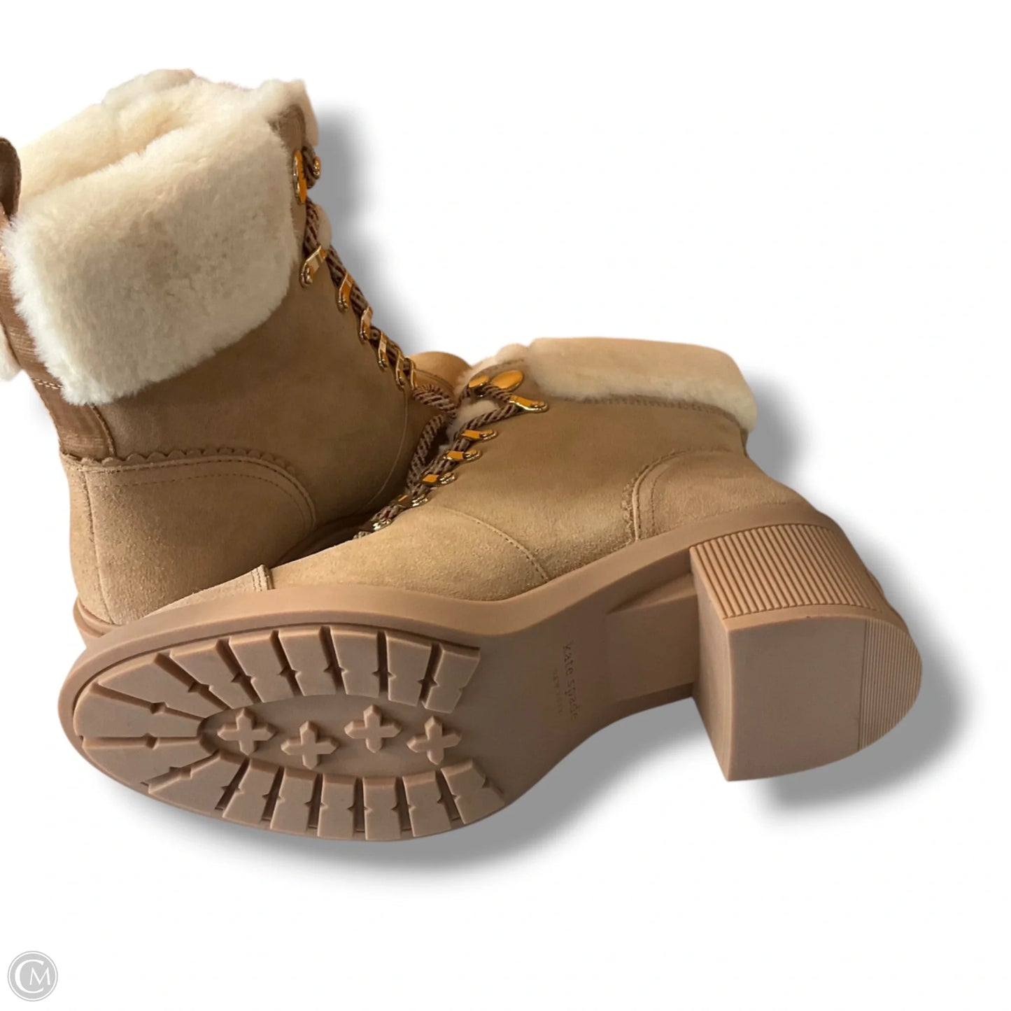 Boots Designer By Kate Spade In Pink, Size: 9