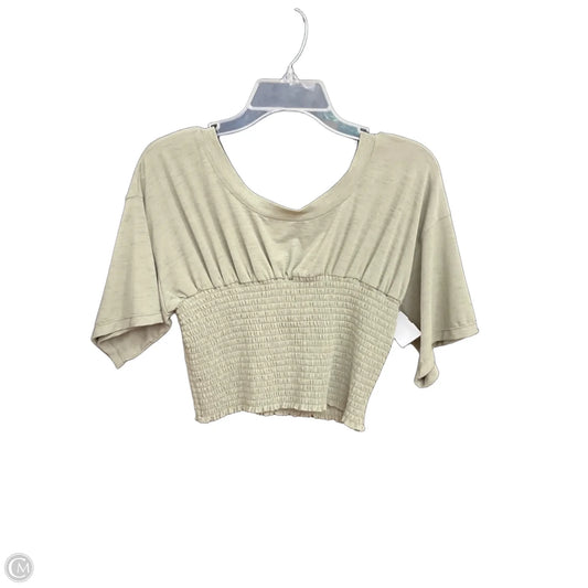 Top Short Sleeve By Free People In Green, Size: Xs