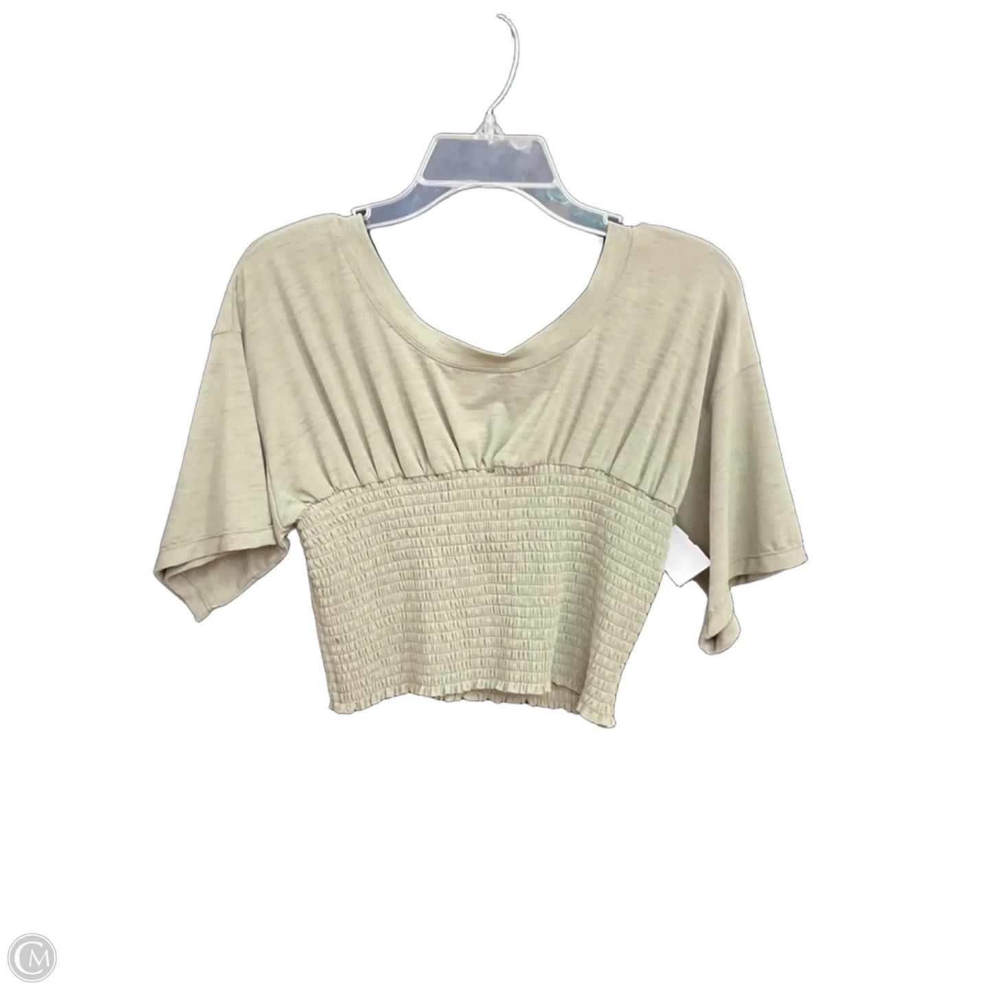 Top Short Sleeve By Free People In Green, Size: Xs