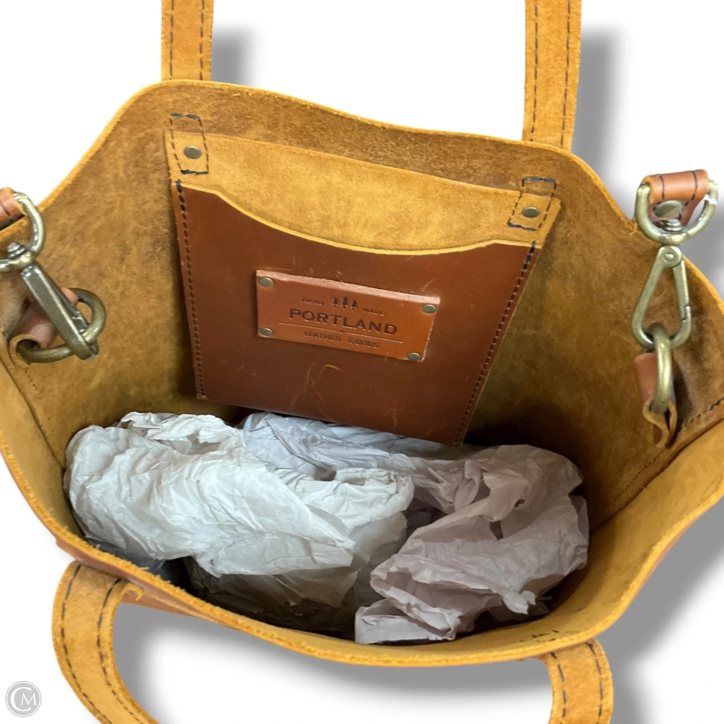 Tote Leather By Portland Leather, Size: Large