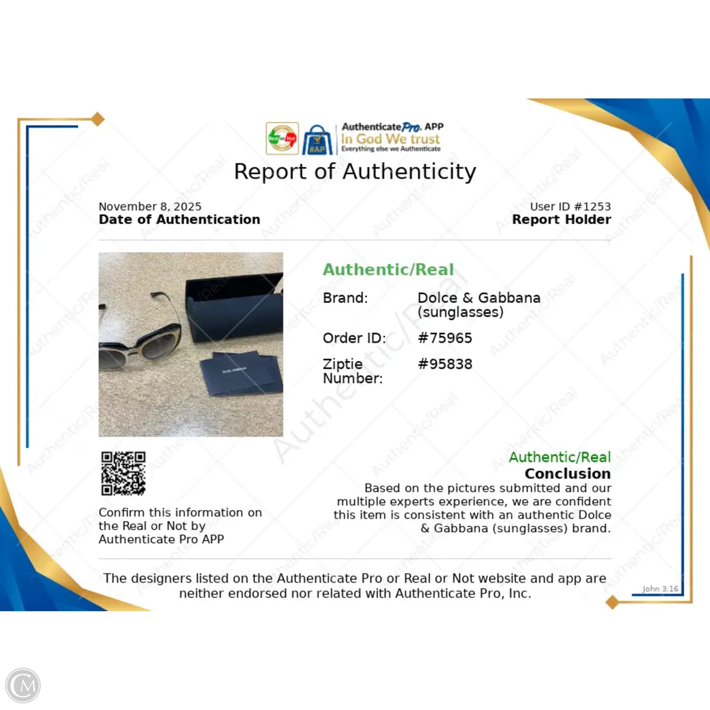 Sunglasses Luxury Designer By Dolce And Gabbana