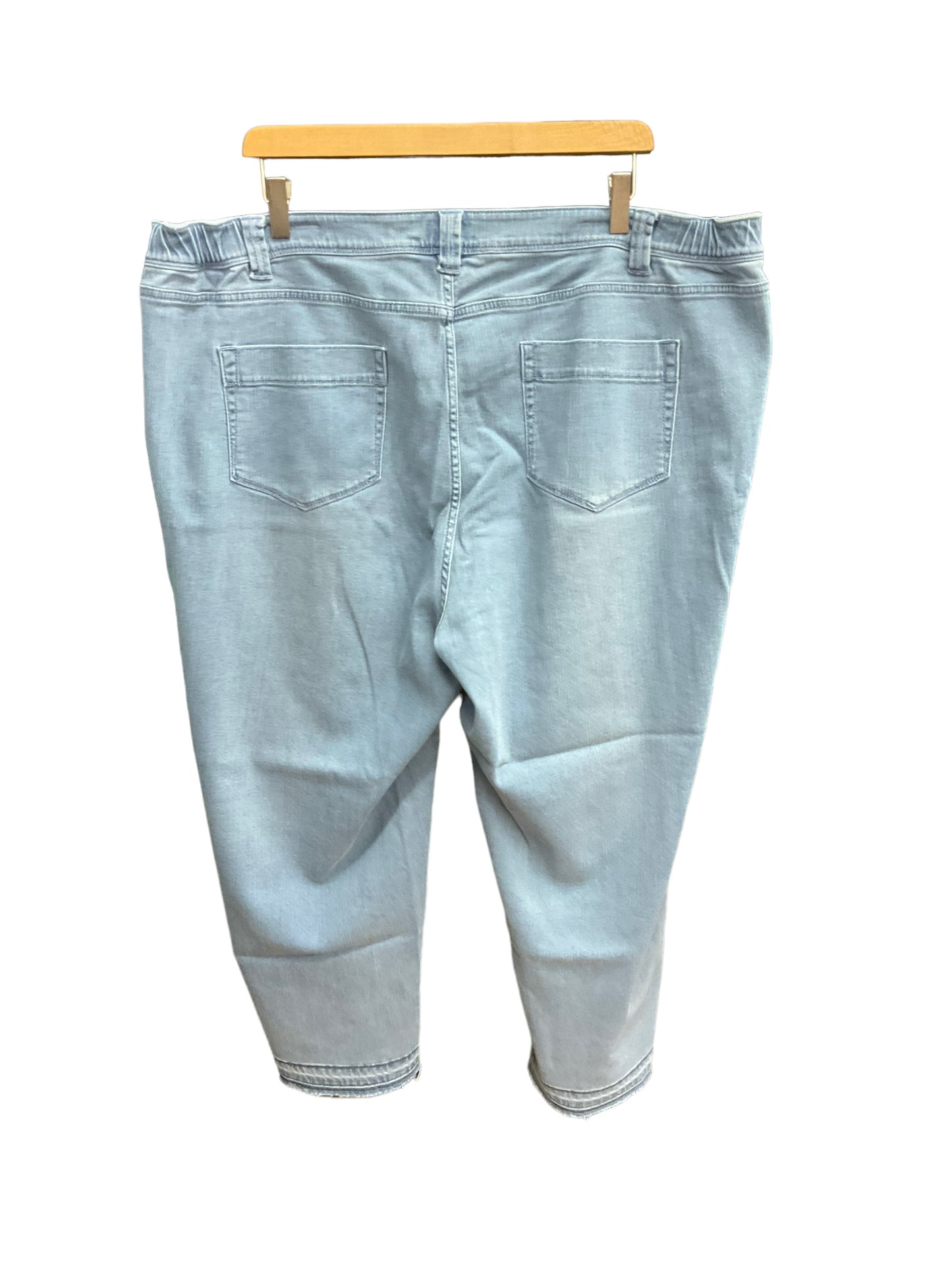 Jeans Cropped By J. Jill In Blue Denim, Size: 22