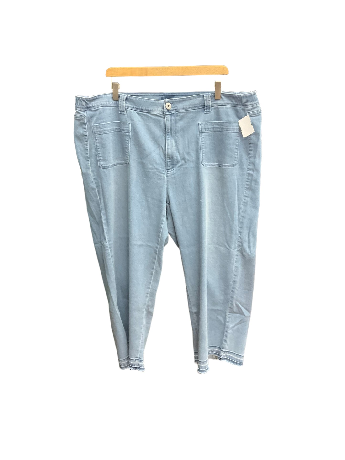 Jeans Cropped By J. Jill In Blue Denim, Size: 22