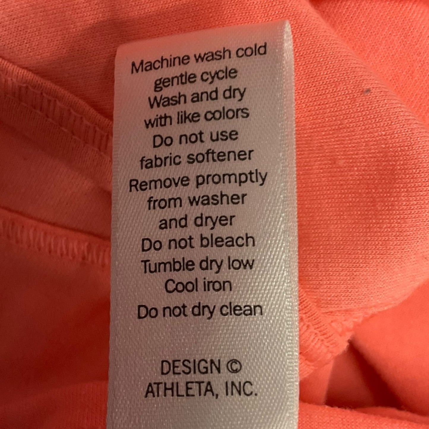 Athletic Tank Top By Athleta In Coral, Size: S