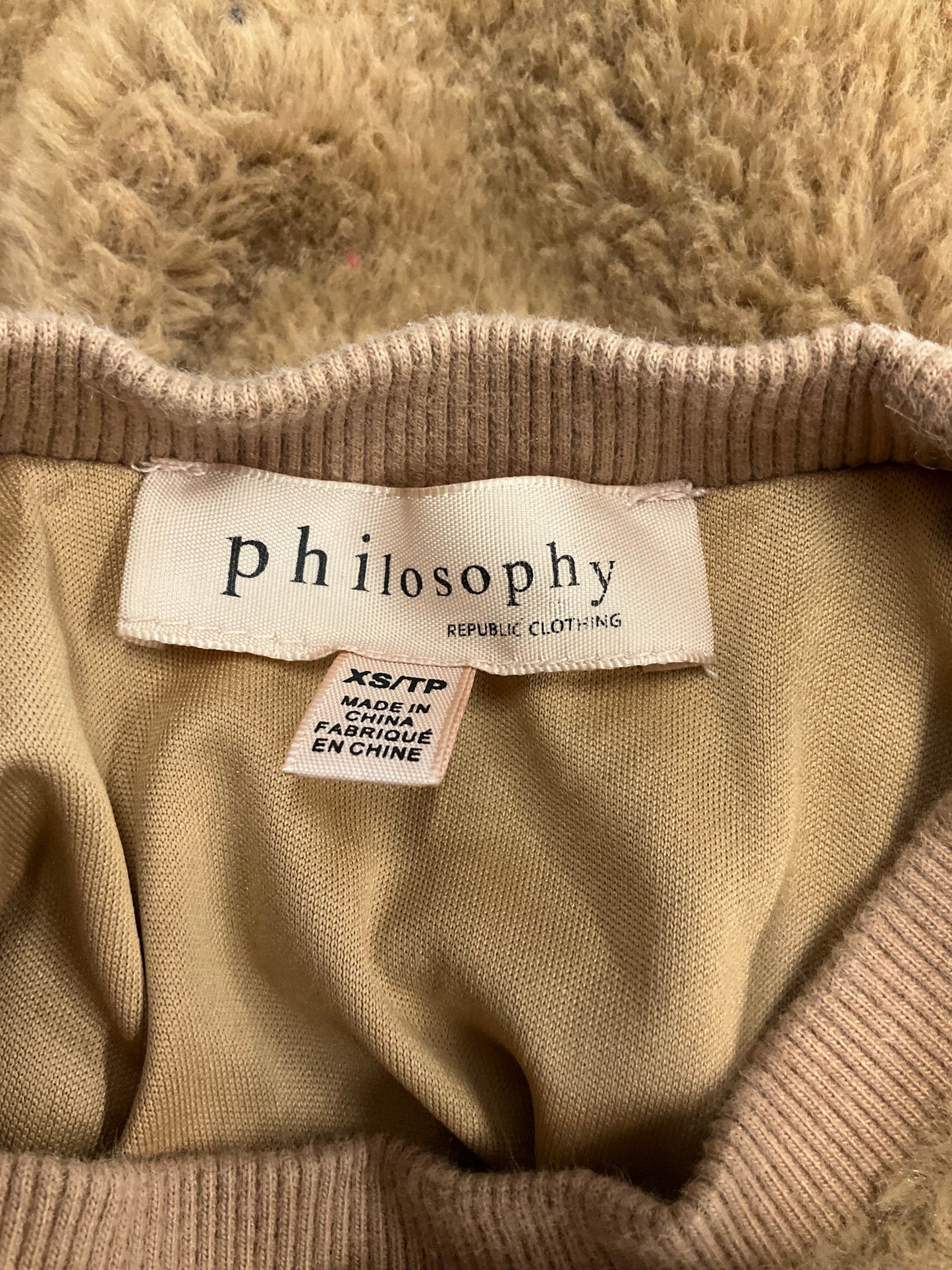 Brown Sweater Philosophy, Size Xs