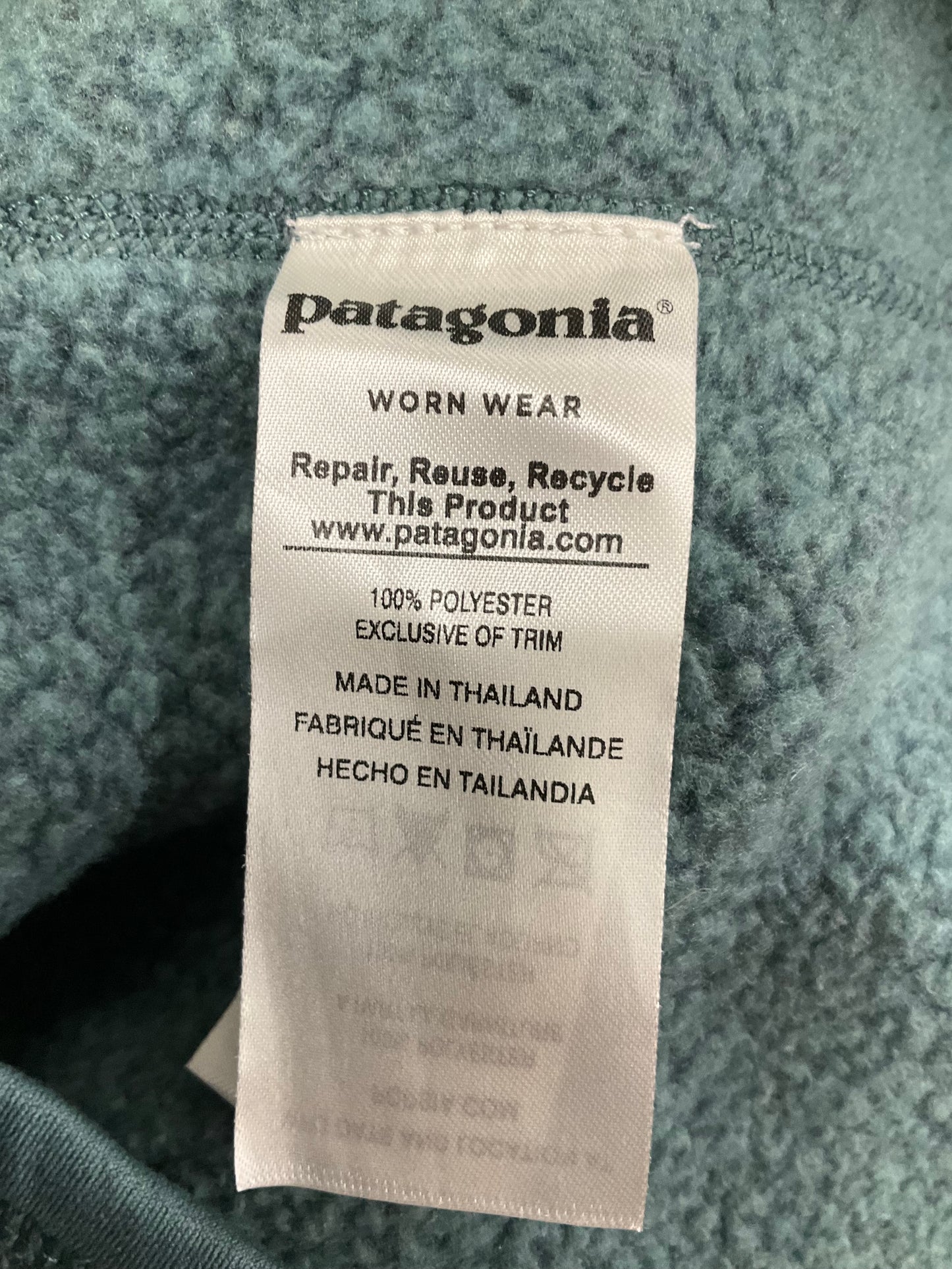 Green Athletic Jacket Patagonia, Size M