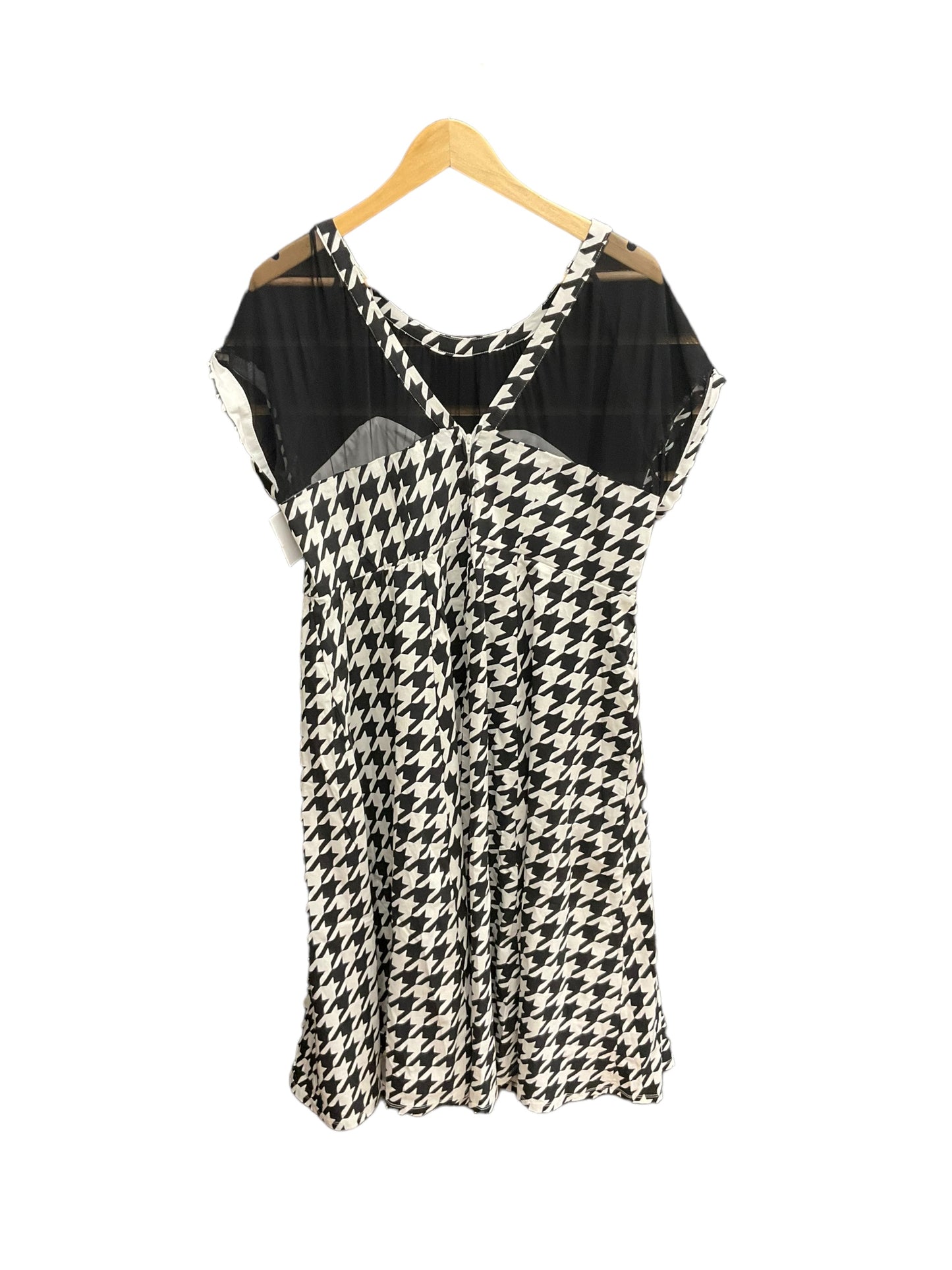 Checkered Pattern Dress Casual Short Torrid, Size 2x