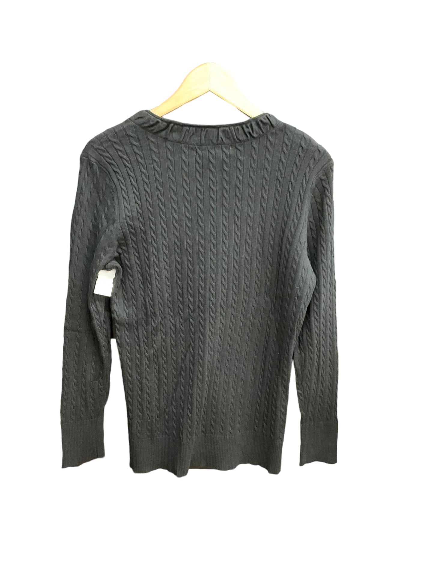 Sweater By Eddie Bauer In Black, Size: Xl