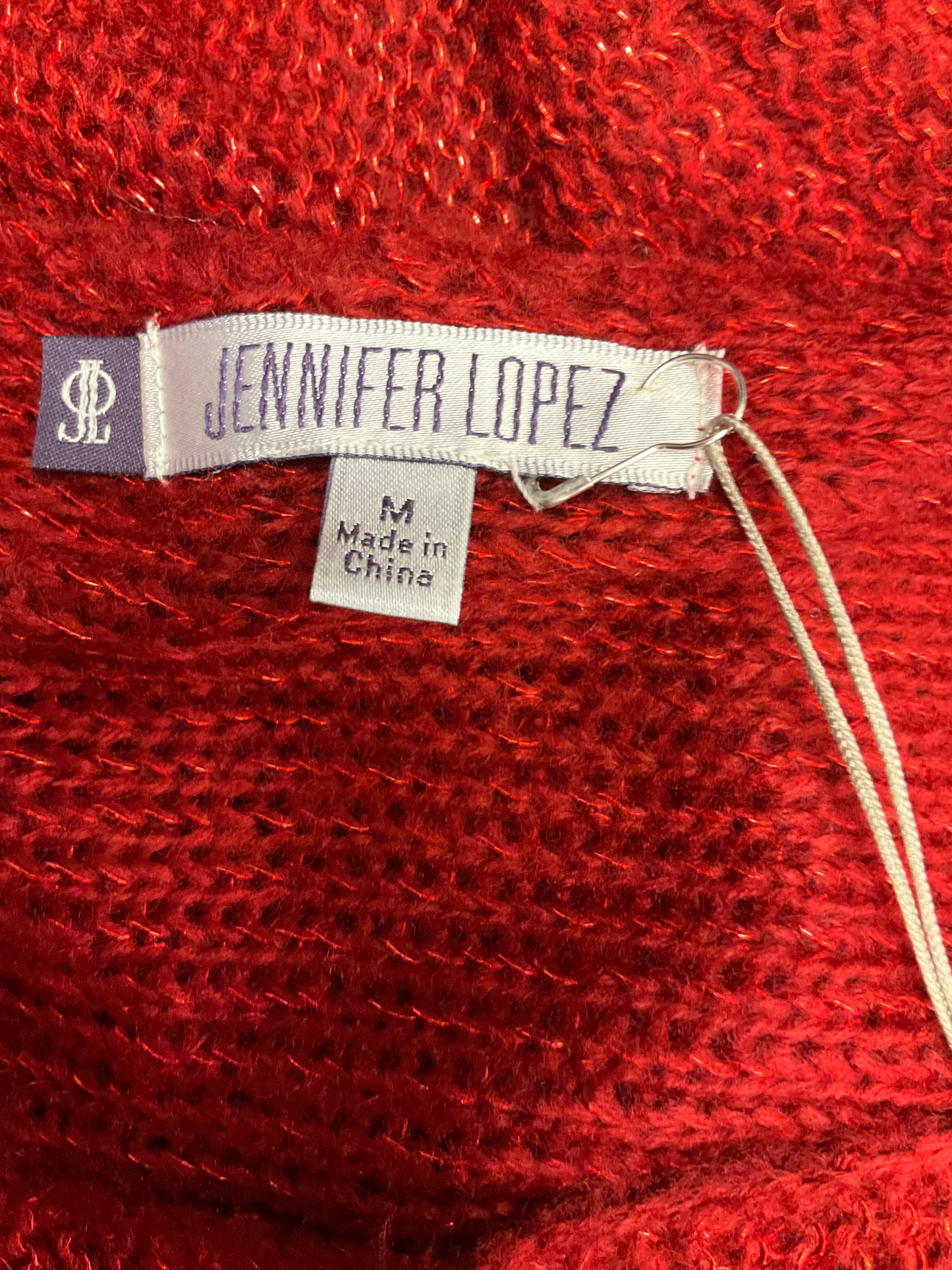 Red Sweater Jennifer Lopez, Size M