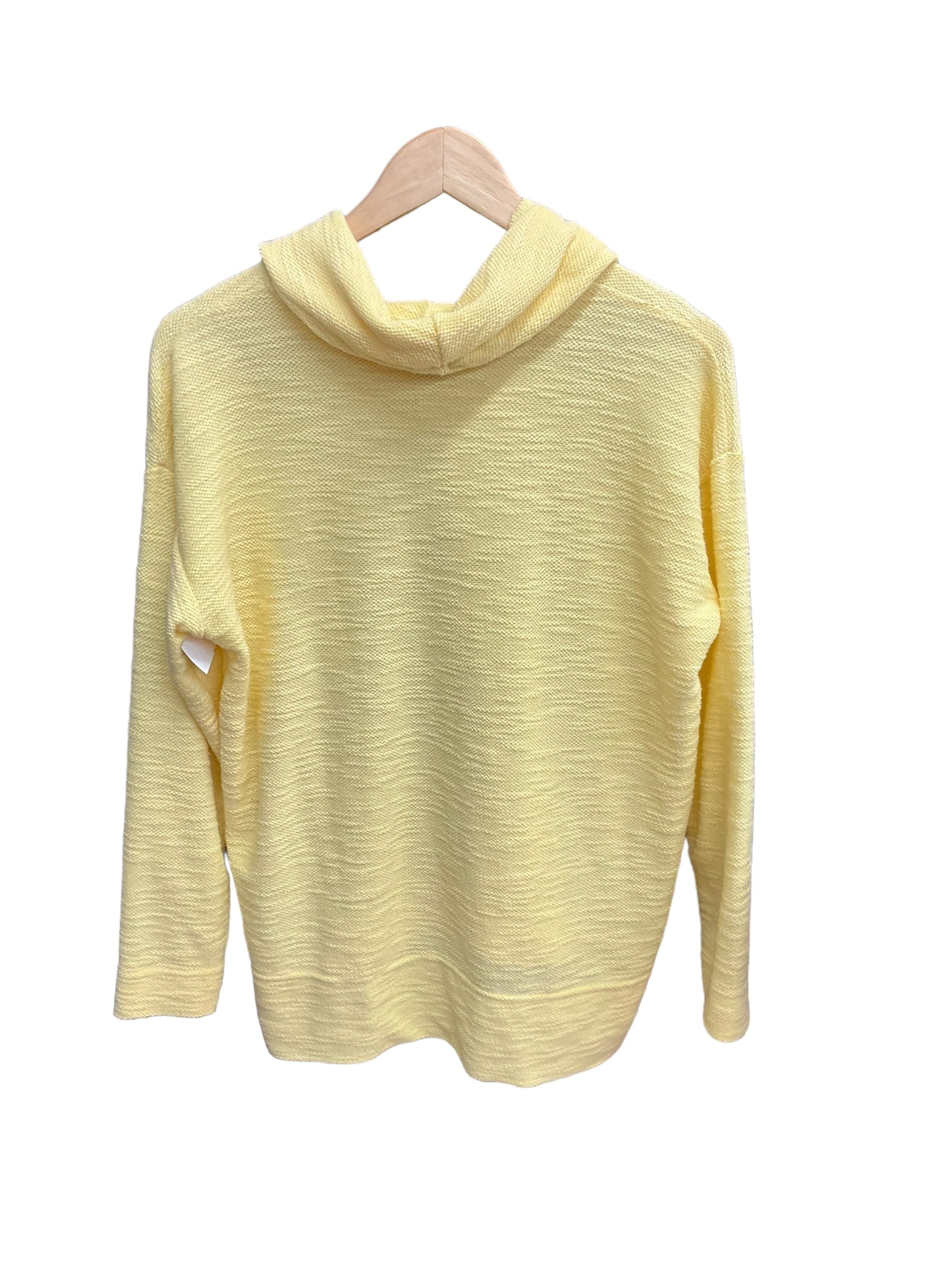 Yellow Top Long Sleeve Jones New York, Size L