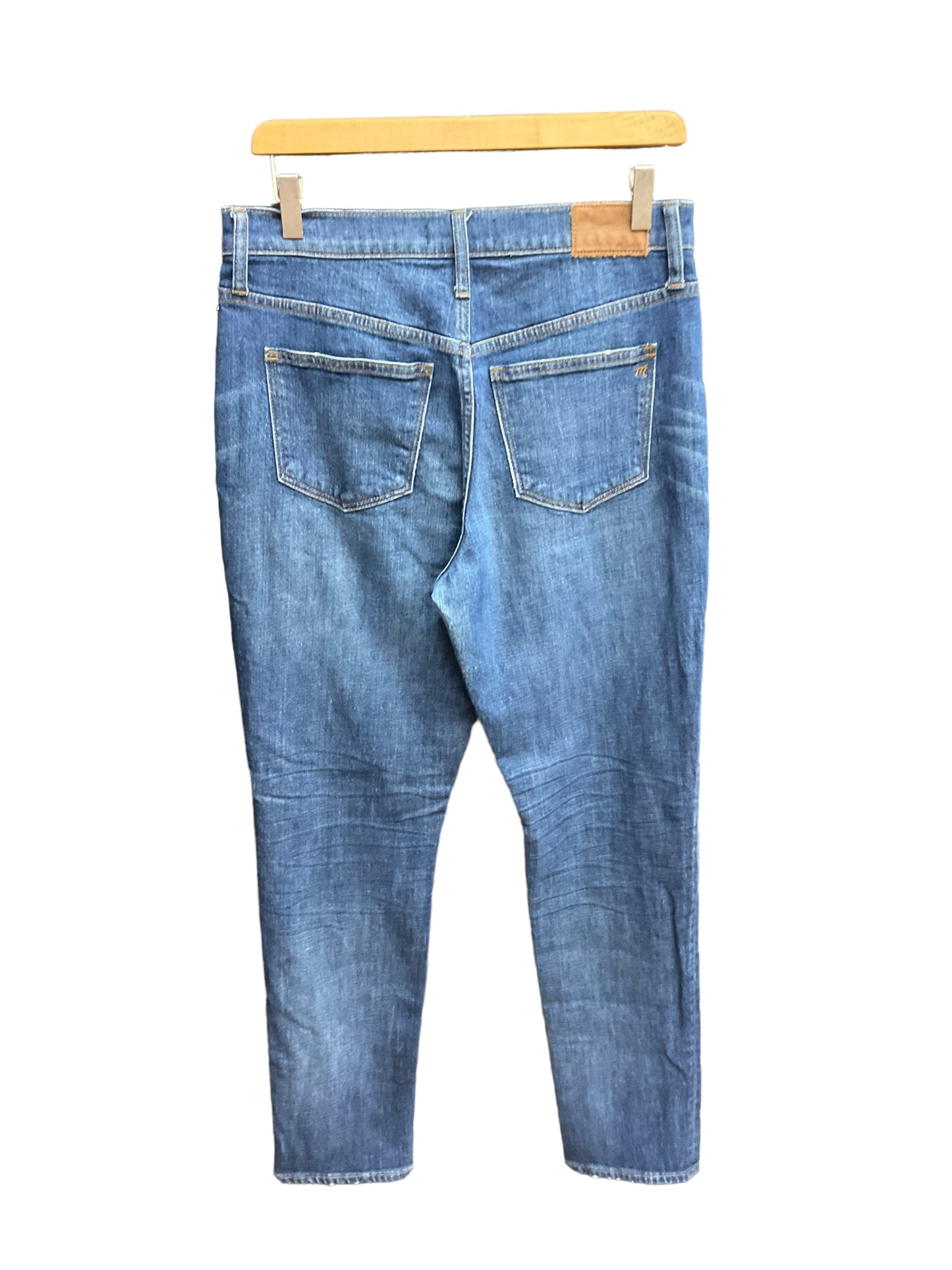 Jeans Straight By Madewell In Blue Denim, Size: 2