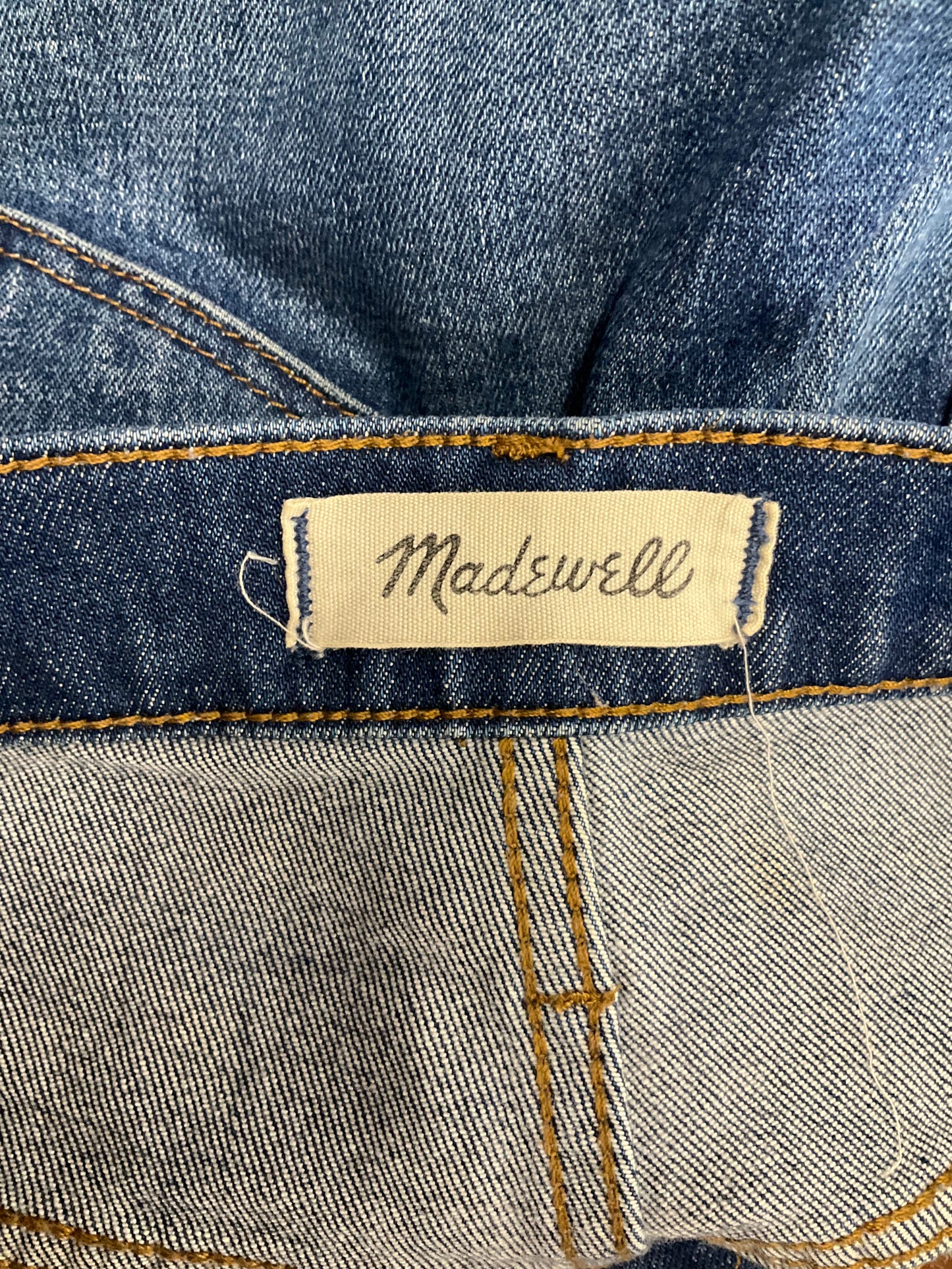 Jeans Straight By Madewell In Blue Denim, Size: 2