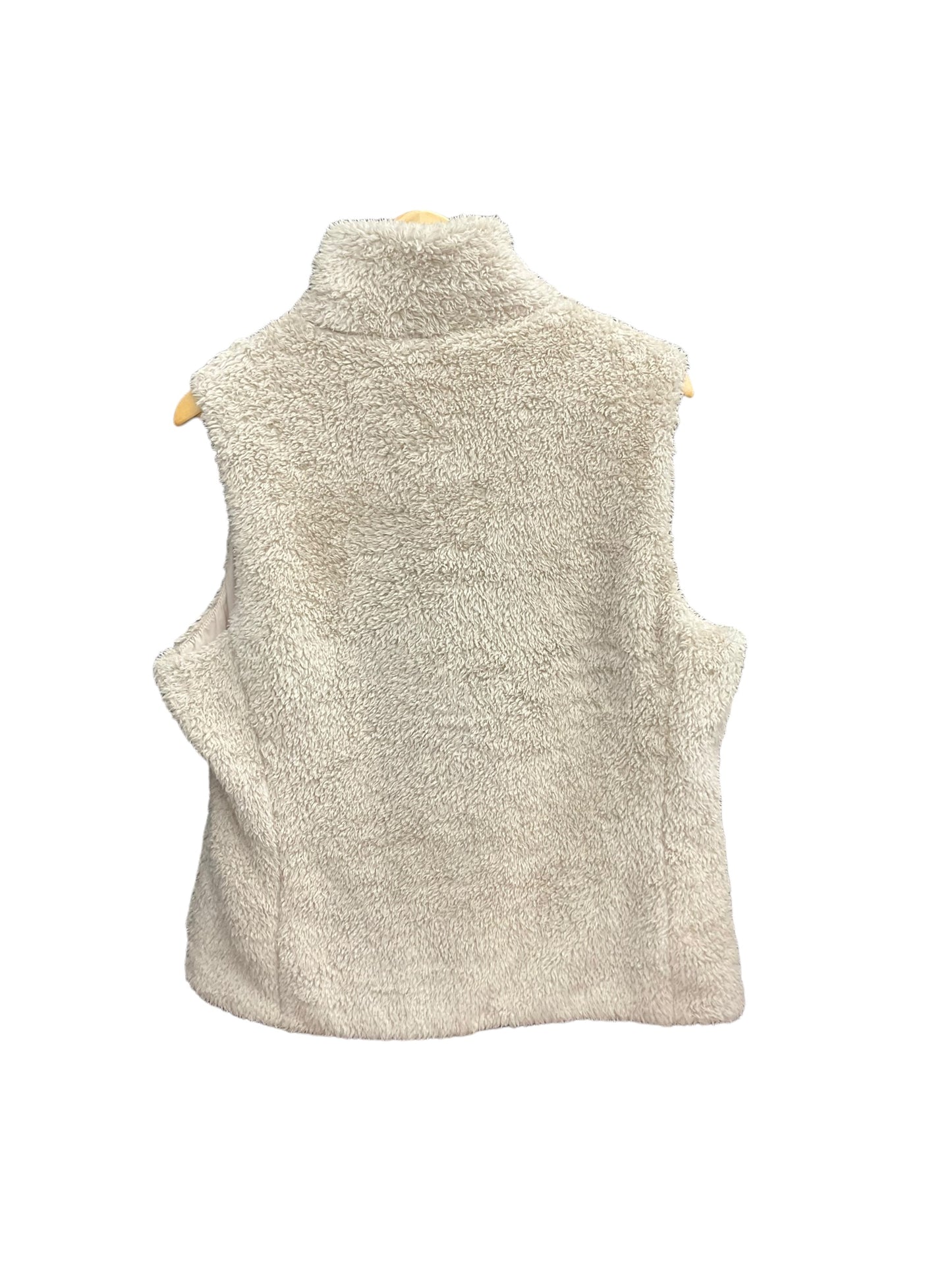 Cream Vest Faux Fur & Sherpa Patagonia, Size Xxl