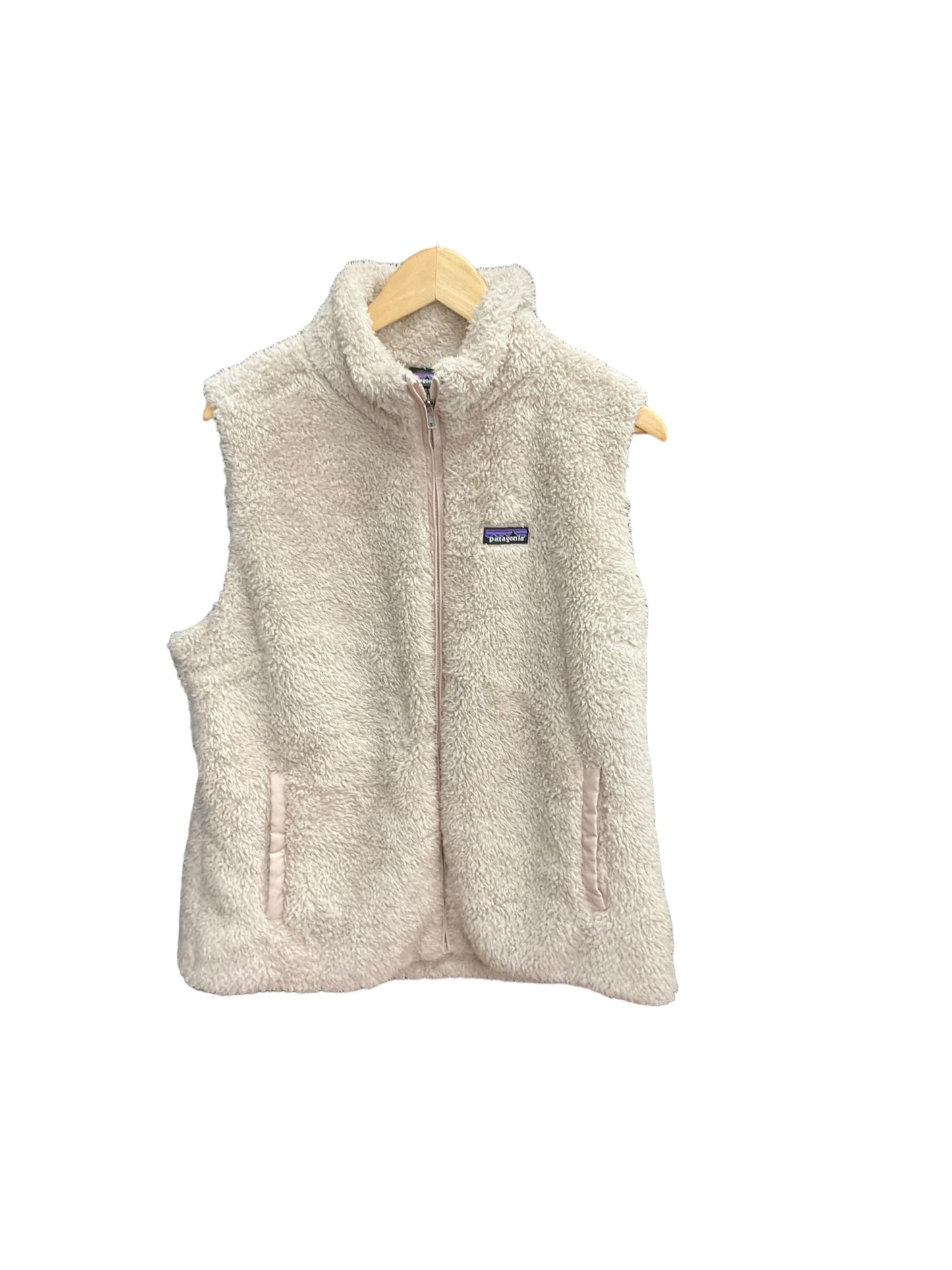 Cream Vest Faux Fur & Sherpa Patagonia, Size Xxl