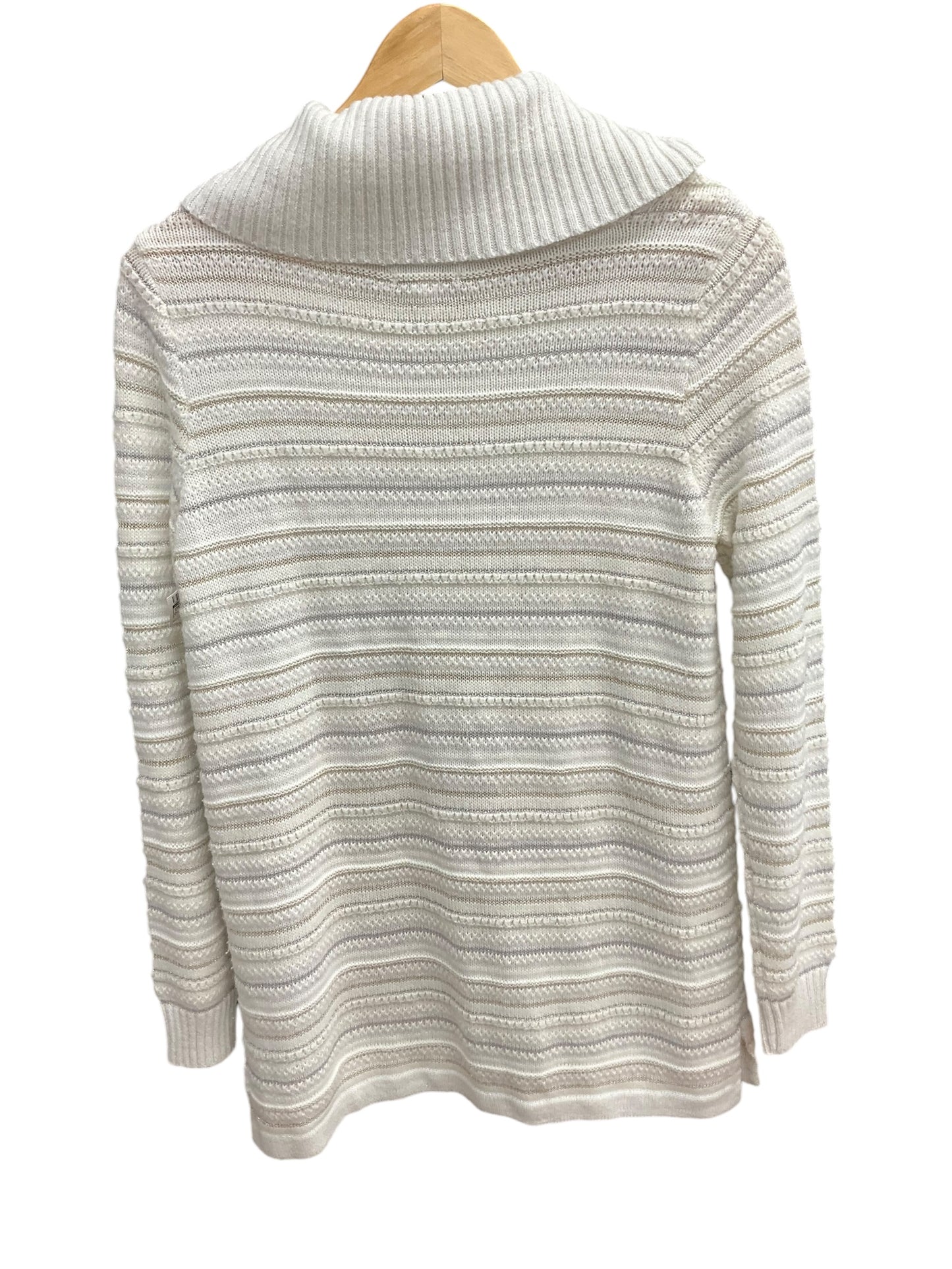 Sweater By Charter Club In Striped Pattern, Size: L