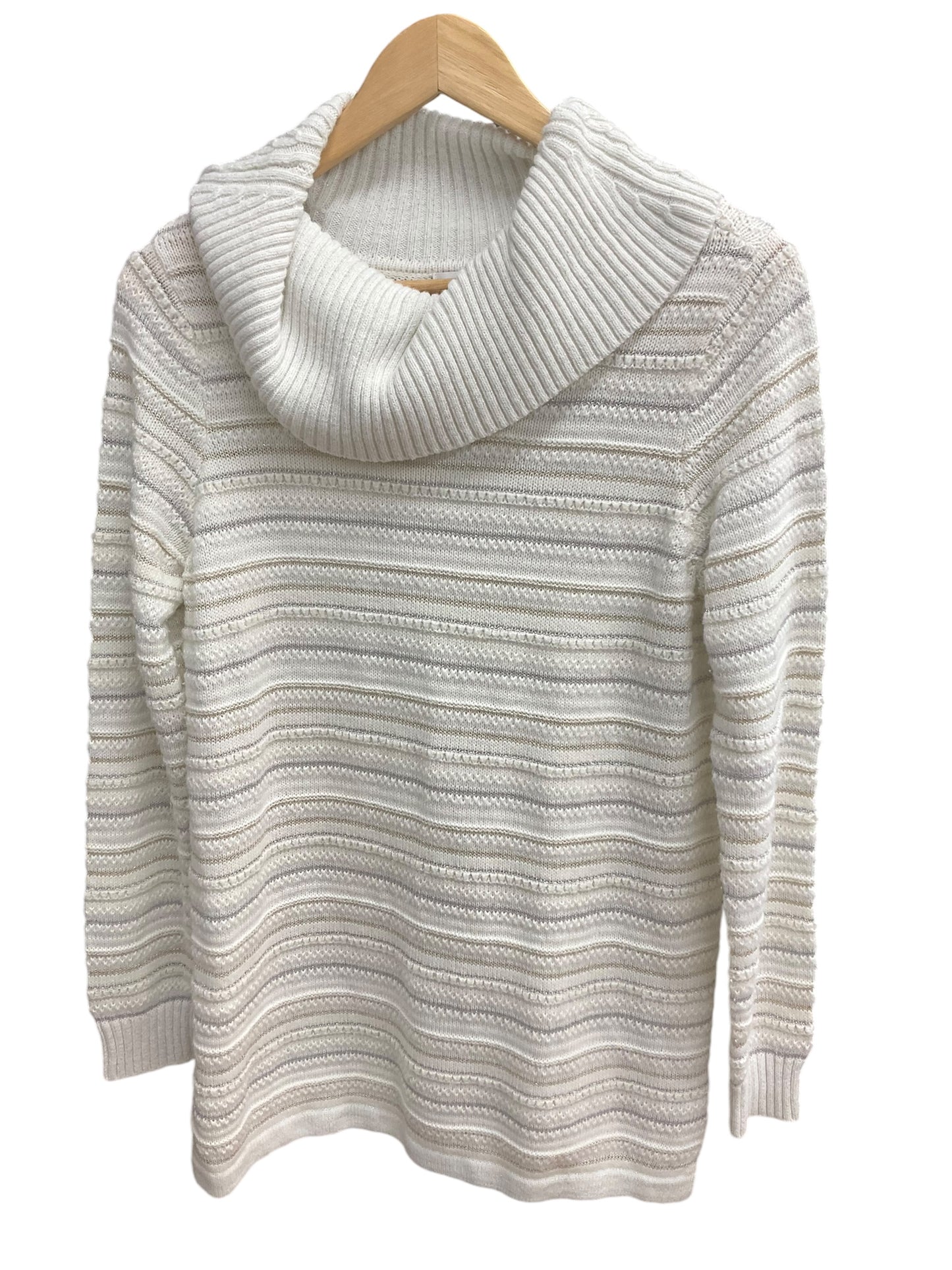 Sweater By Charter Club In Striped Pattern, Size: L