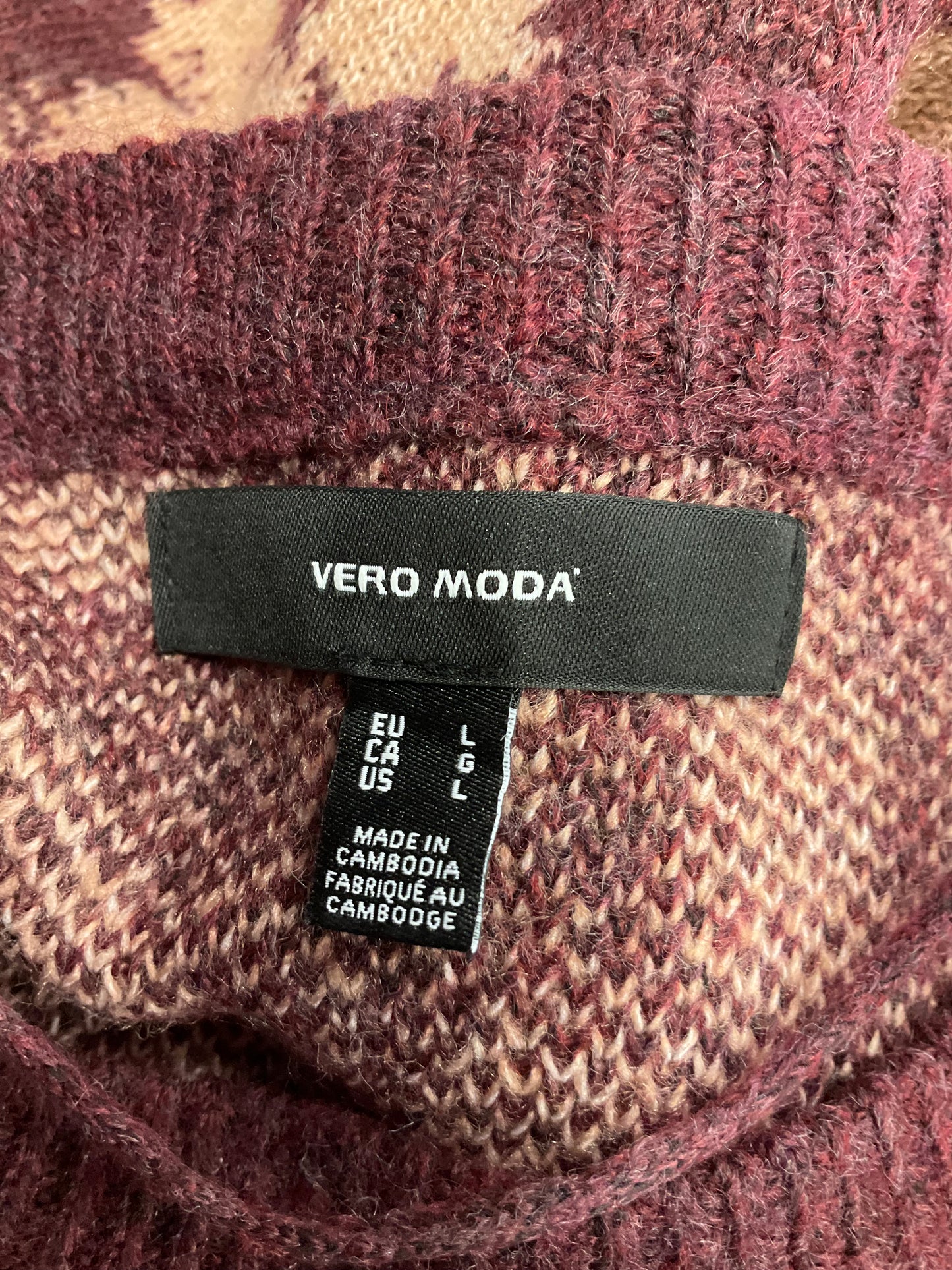 Sweater By Vero Moda In Multi-colored, Size: L