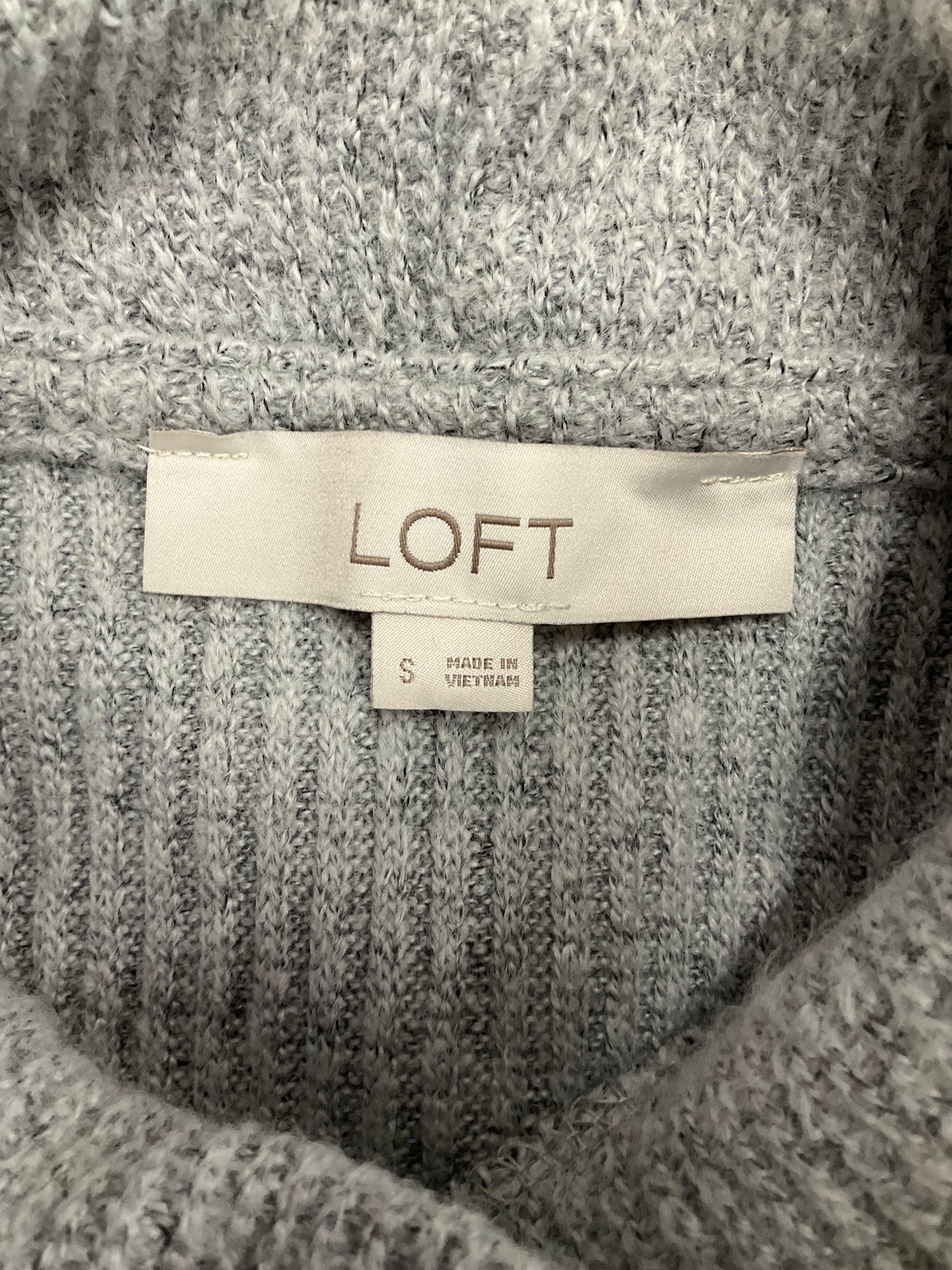 Sweater By Loft In Grey, Size: S