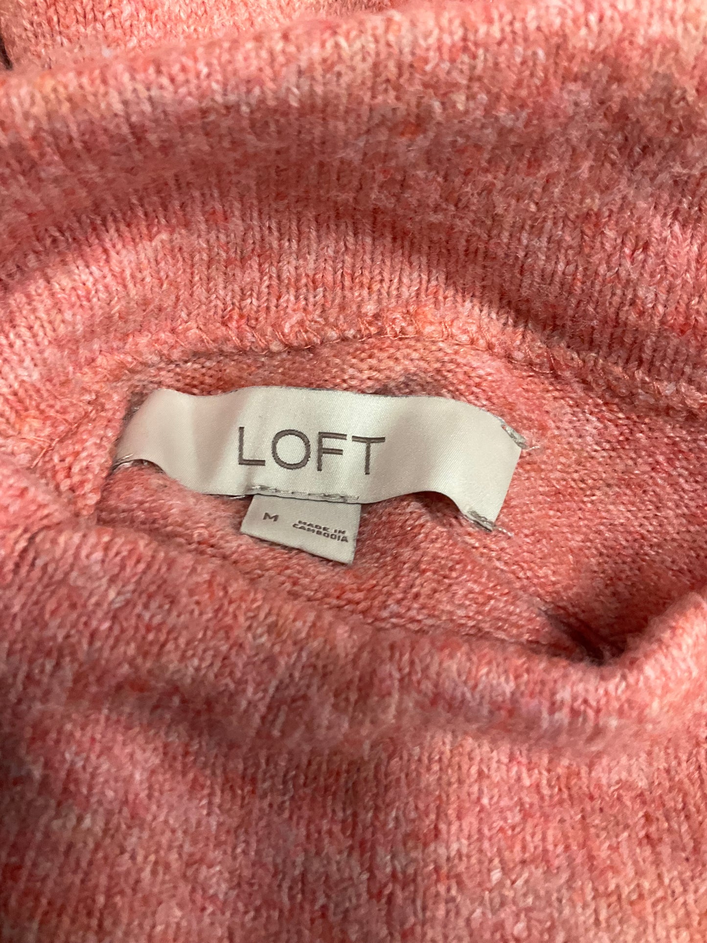 Sweater By Loft In Orange, Size: M