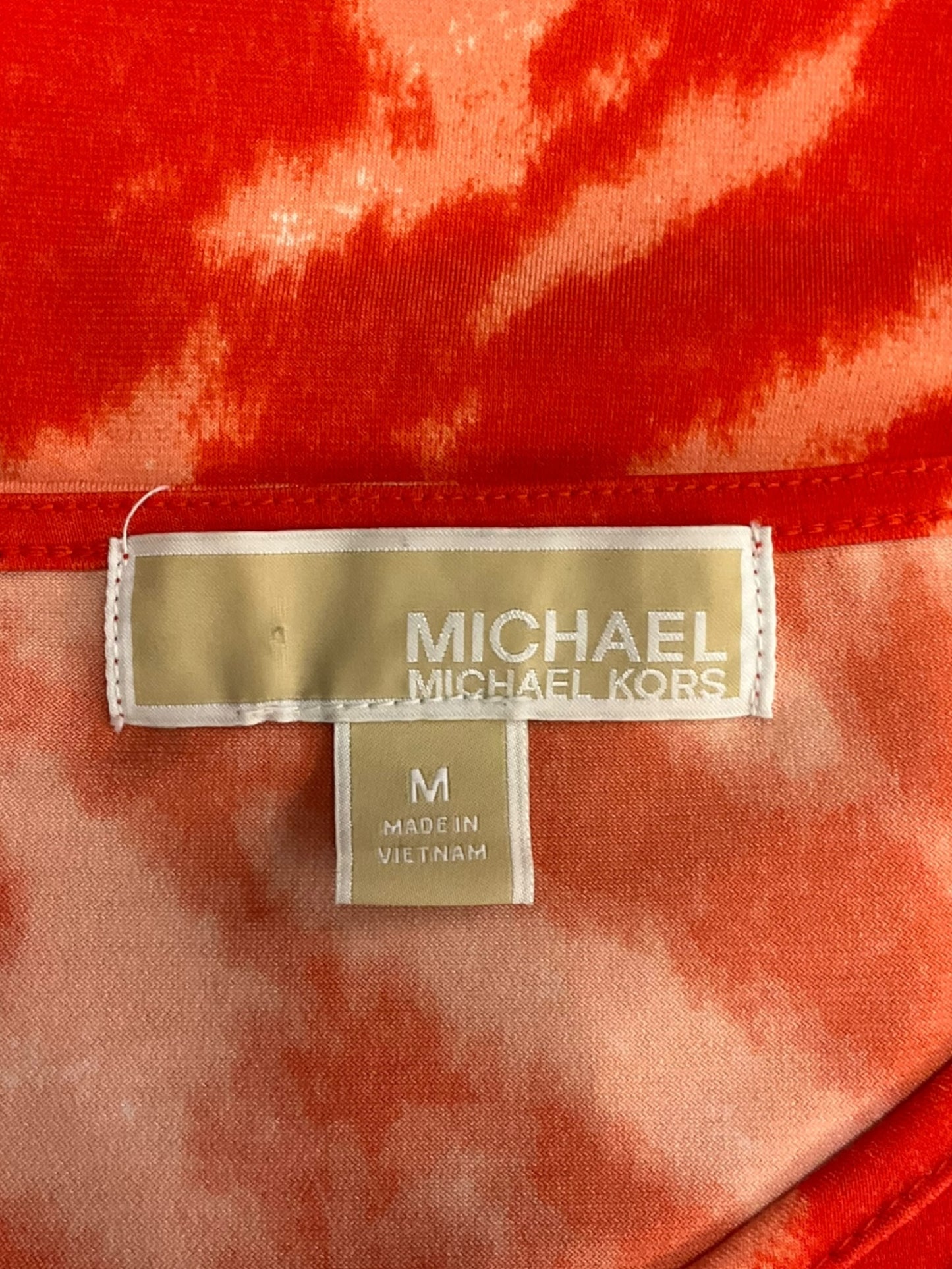 Top Sleeveless By Michael Kors In Orange, Size: M