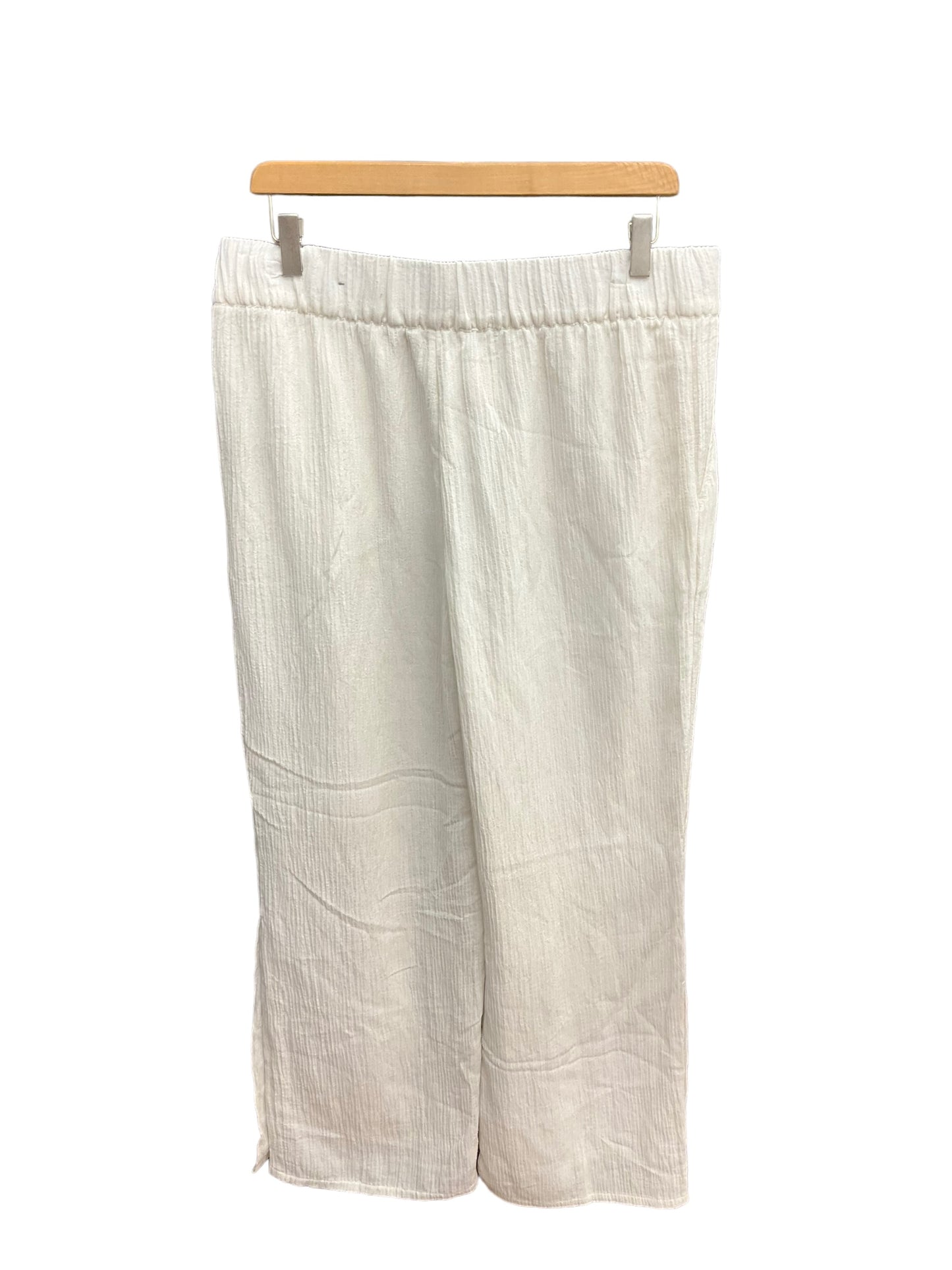 Pants Wide Leg By Soft Surroundings In White, Size: 10