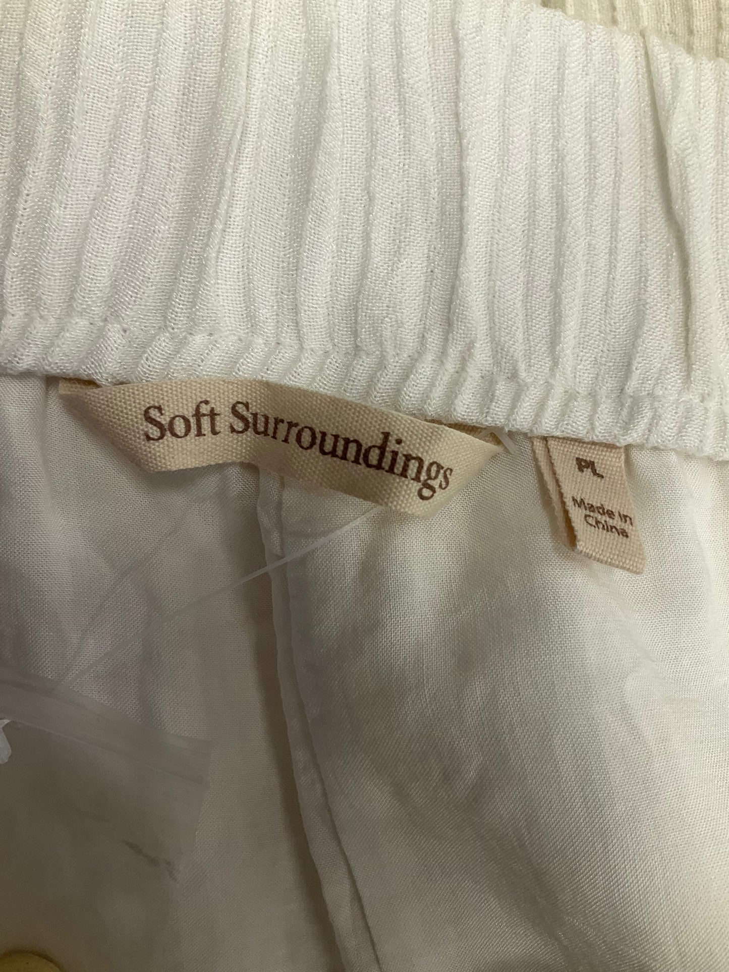 Pants Wide Leg By Soft Surroundings In White, Size: 10