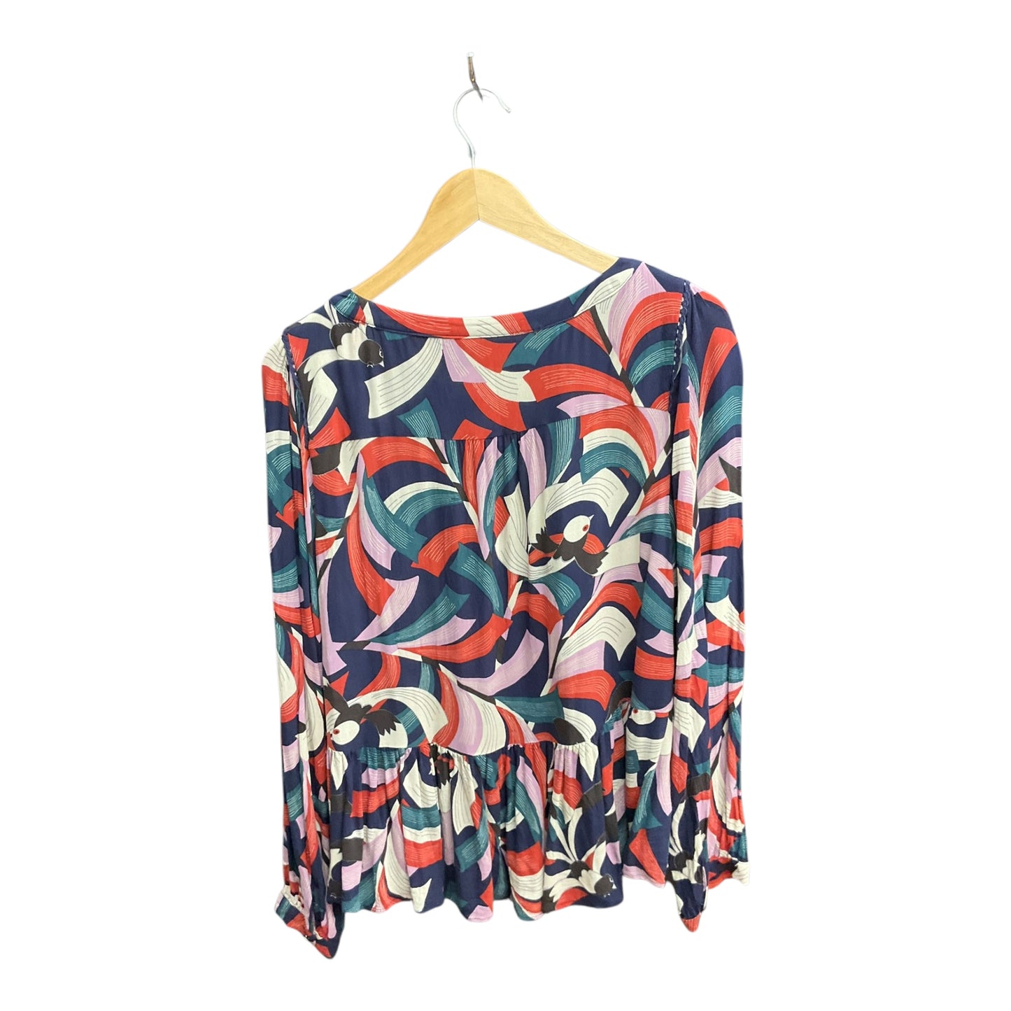 Top Long Sleeve By Maeve In Multi-colored, Size: L