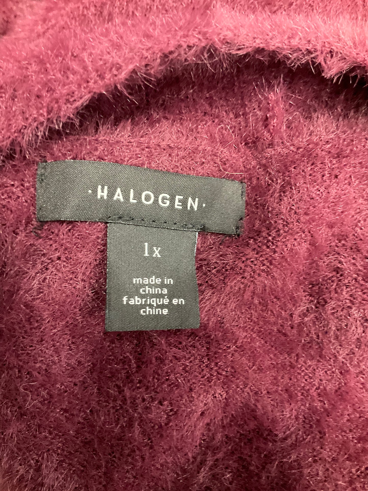 Sweater By Halogen In Red, Size: 1x