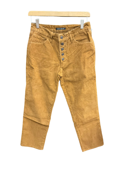 Pants Corduroy By Lucky Brand In Brown, Size: 6