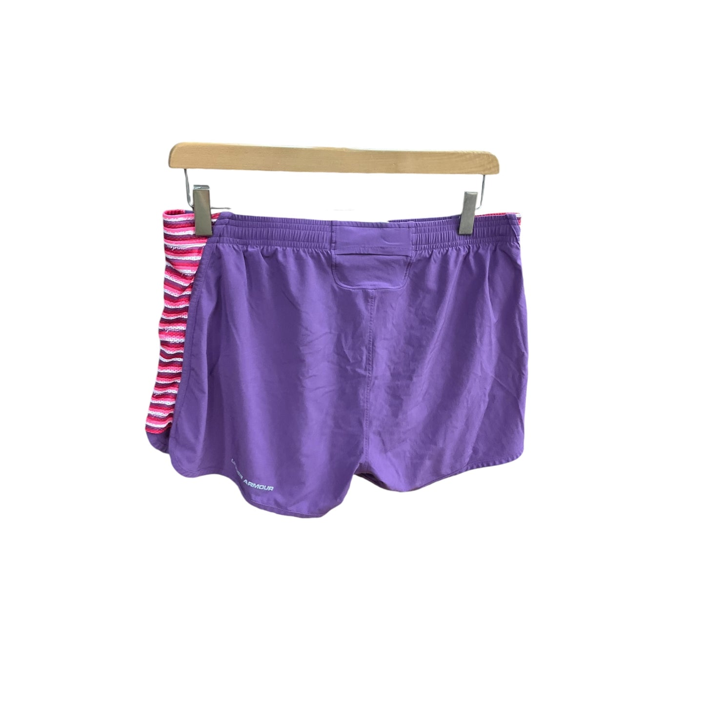 Athletic Shorts By Under Armour In Purple, Size: L