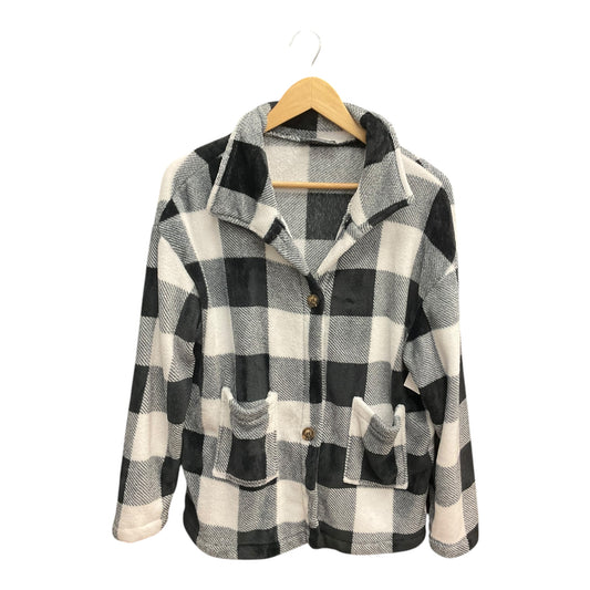 Jacket Shirt By Clothes Mentor In Plaid Pattern, Size: M