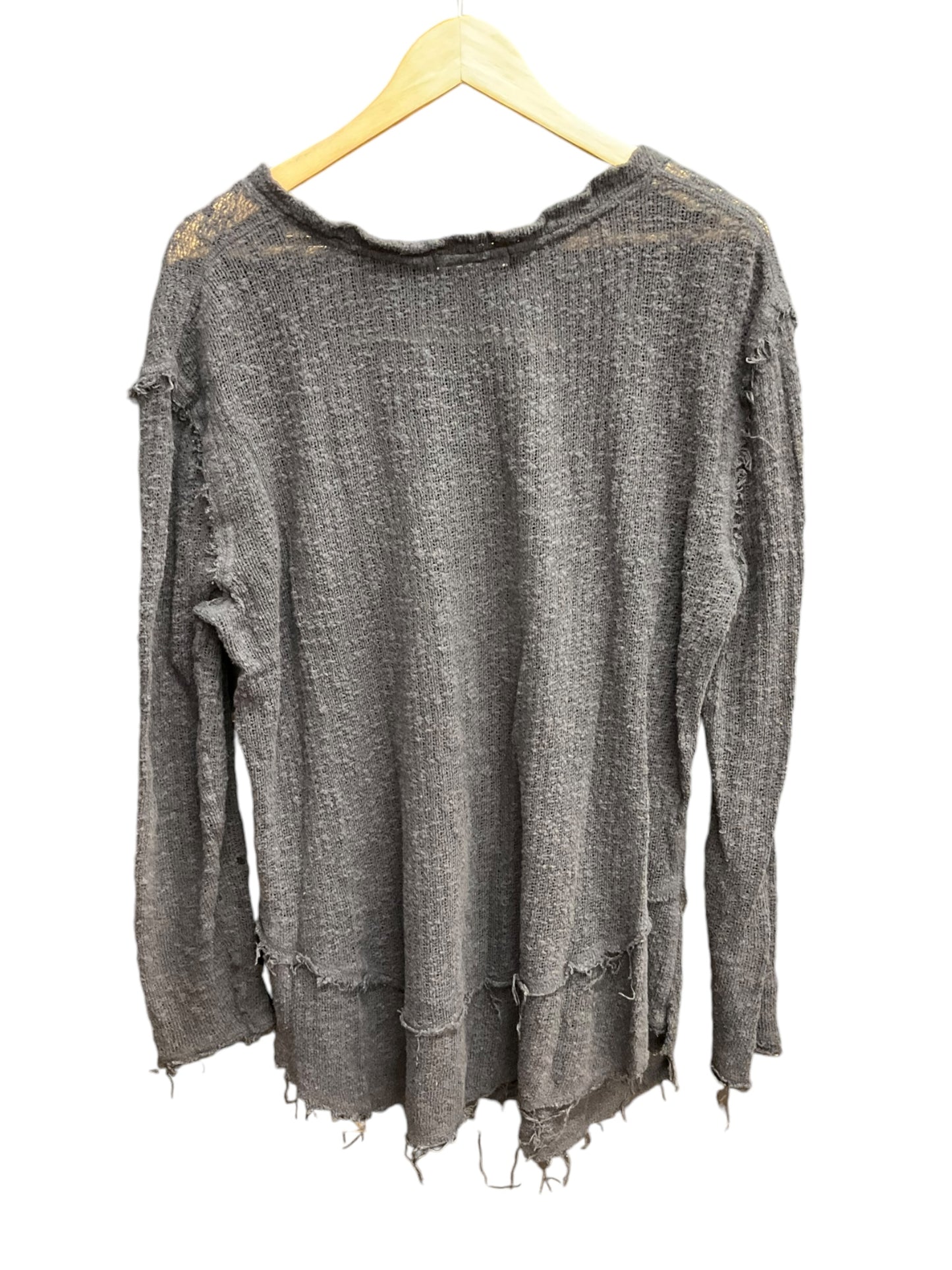 Top Long Sleeve By We The Free In Grey, Size: S