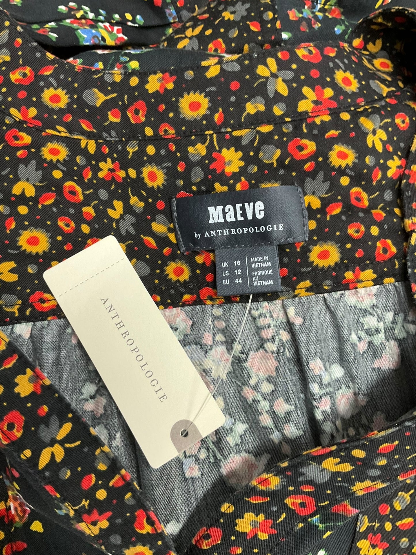 Dress Casual Short By Maeve In Floral Print, Size: L