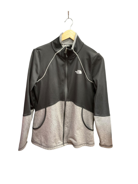 Athletic Jacket By The North Face In Black & Grey, Size: L