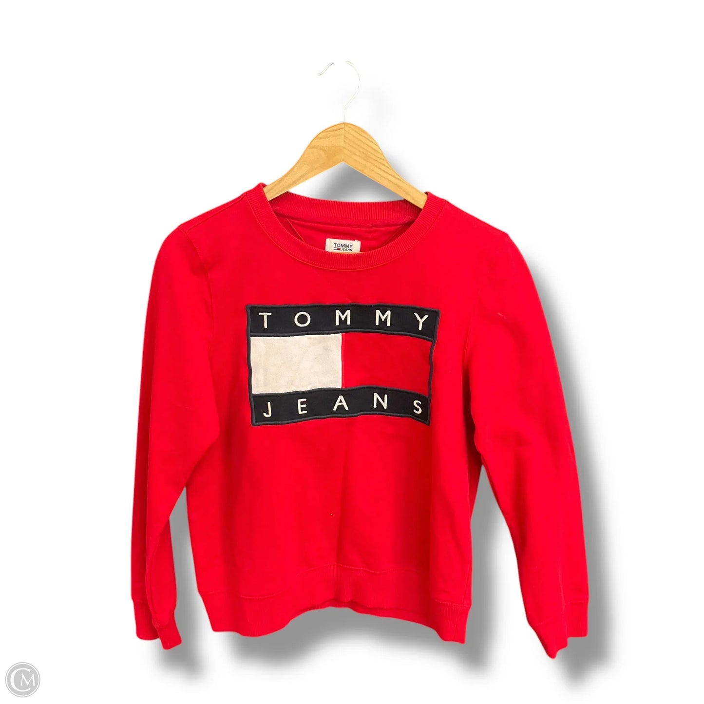 Top Long Sleeve By Tommy Hilfiger In Red, Size: Xs