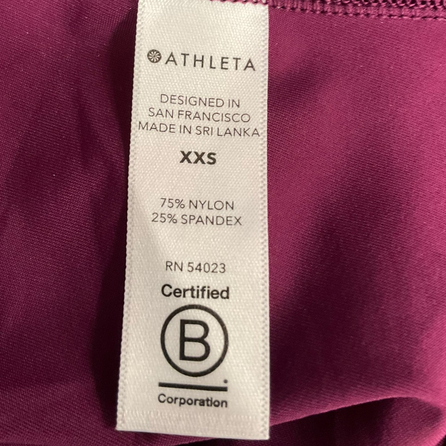 Athletic Tank Top By Athleta In Purple, Size: Xxs