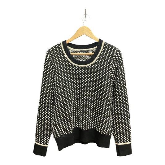 Sweater By Cma In Black & White, Size: Xl