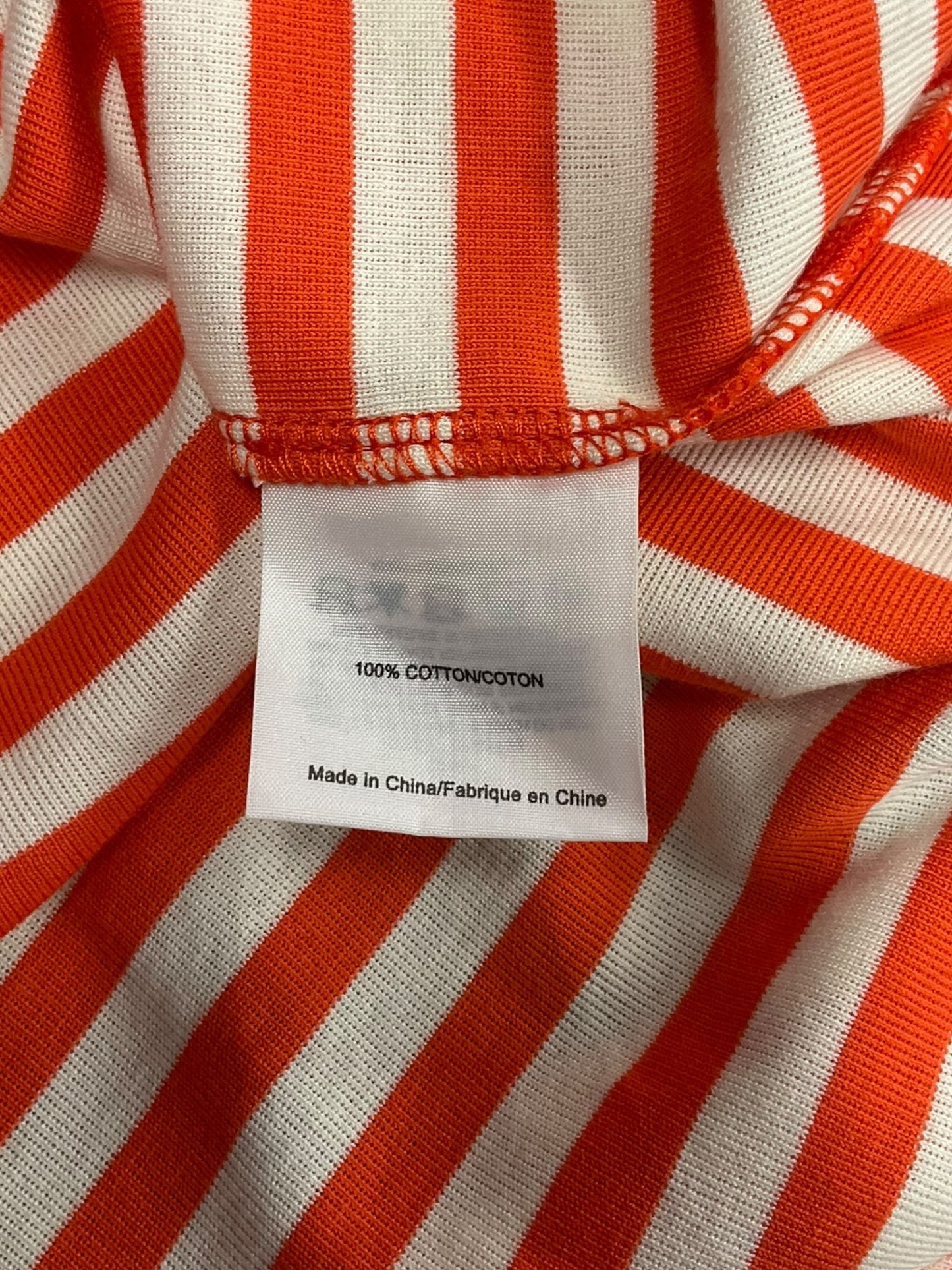 Top Long Sleeve By Tory Burch In Striped Pattern, Size: L