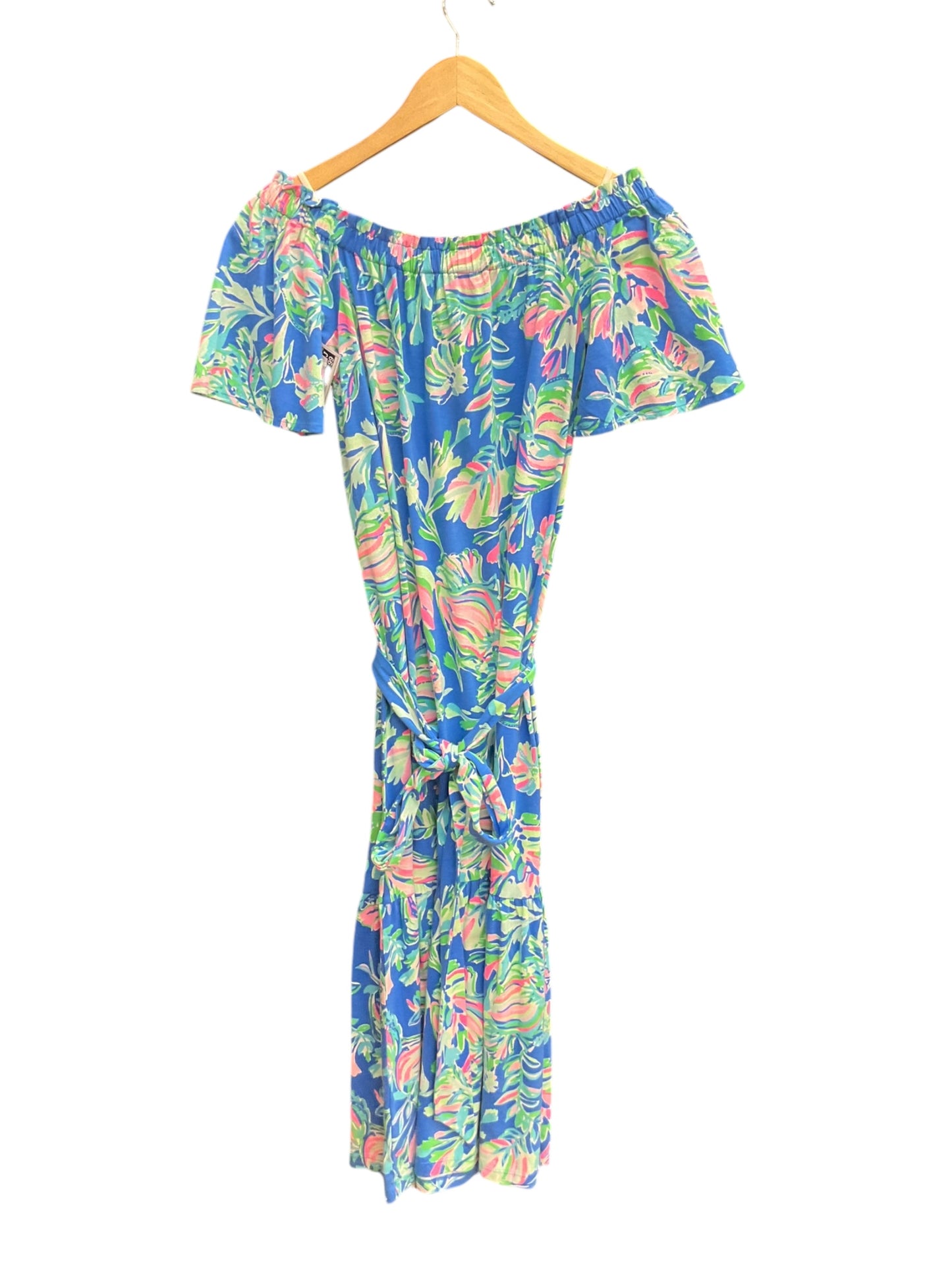 Dress Casual Midi By Lilly Pulitzer In Multi-colored, Size: Xs